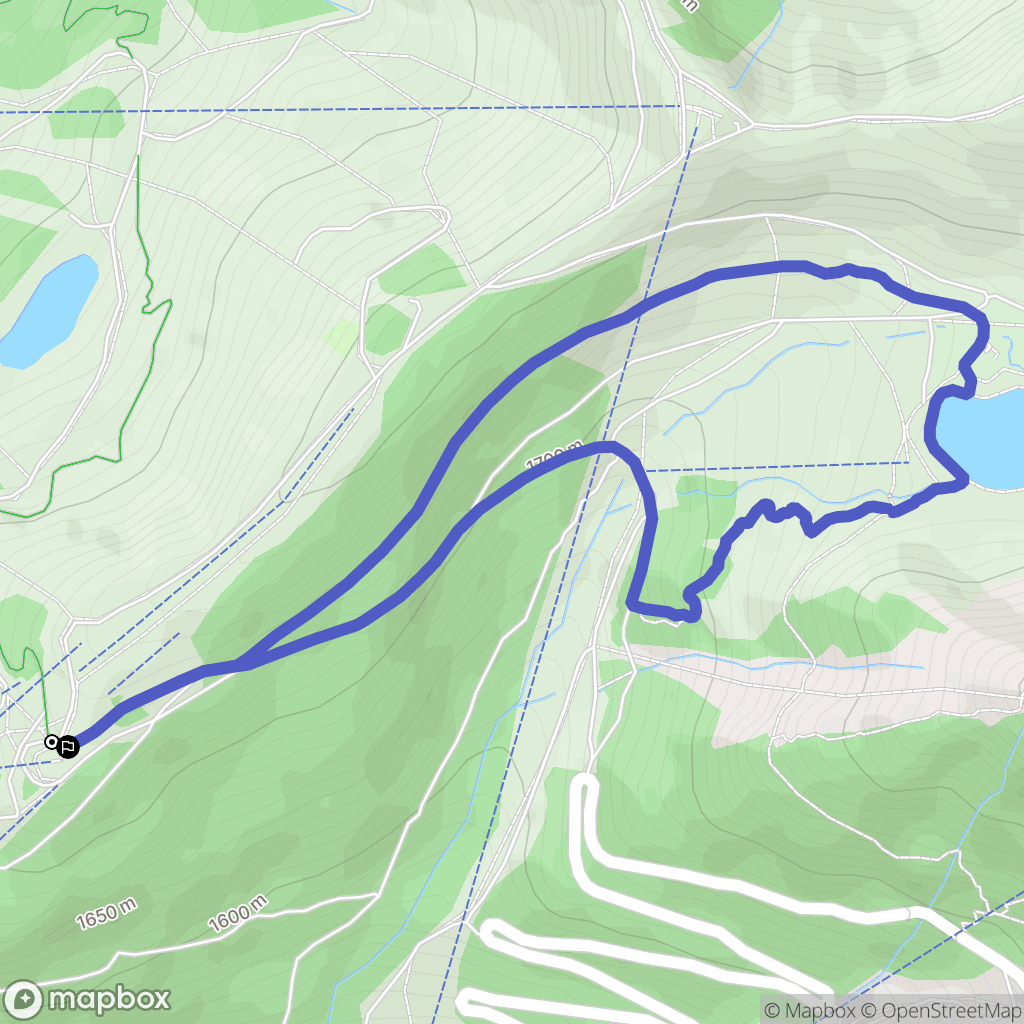 Les Carroz : carte du parcours de randonnée - France