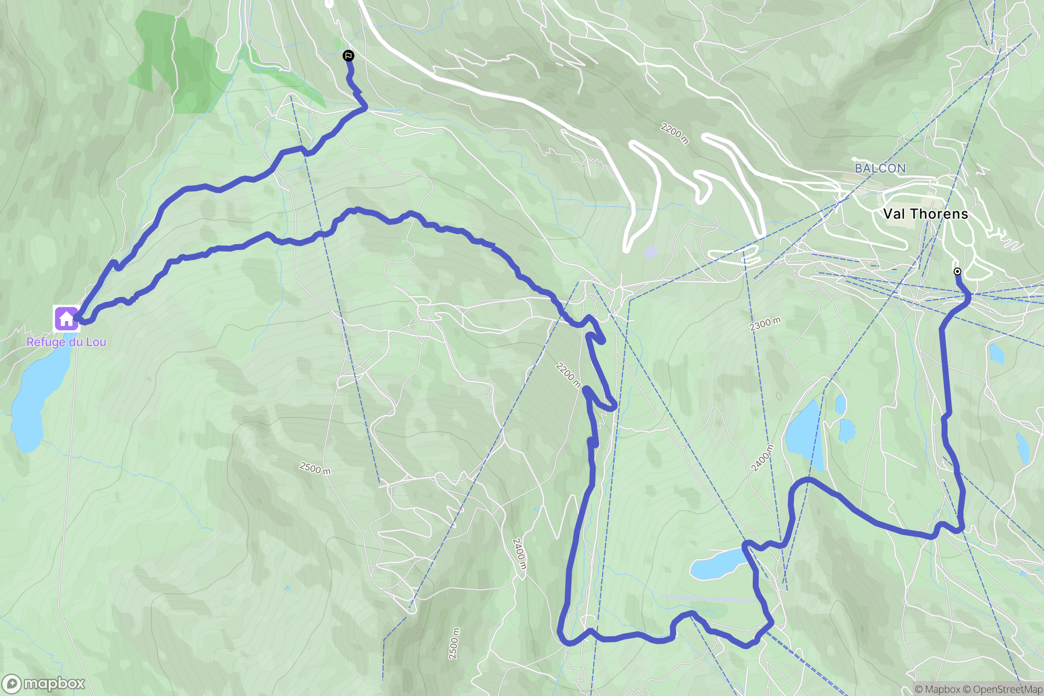 Les Belleville: routekaart voor buitenactiviteiten - France