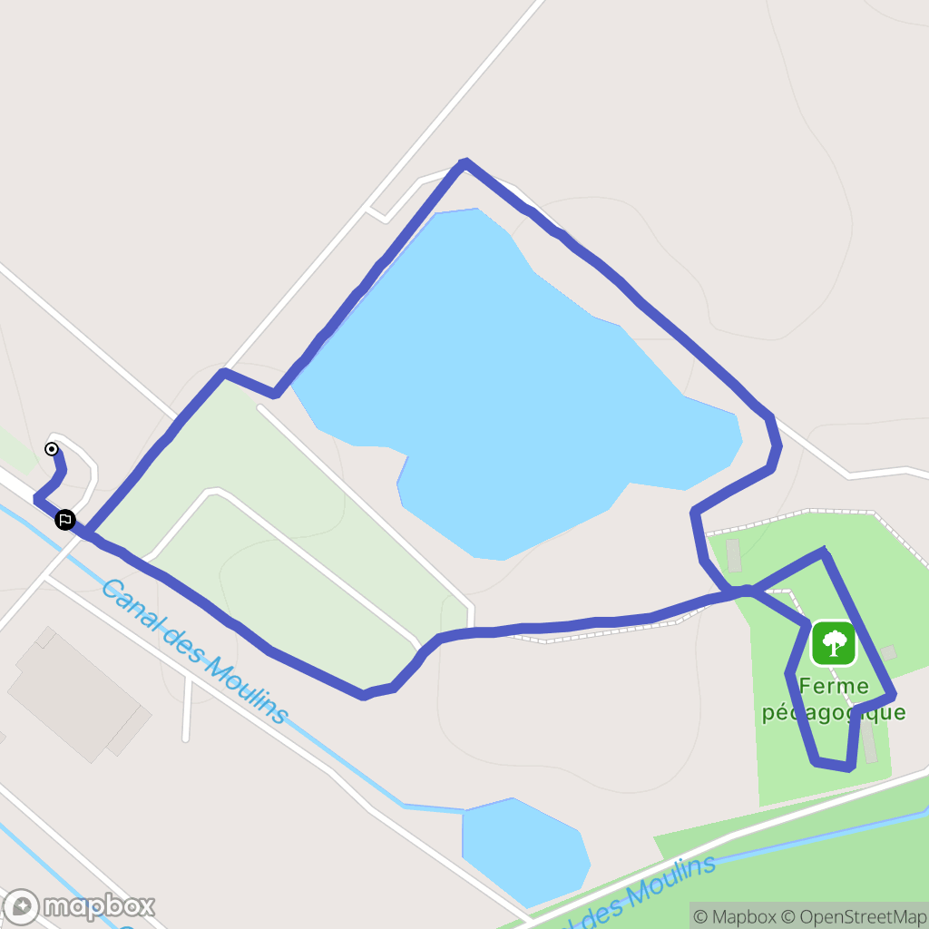 Romilly-sur-Seine : carte du parcours de randonnée - France