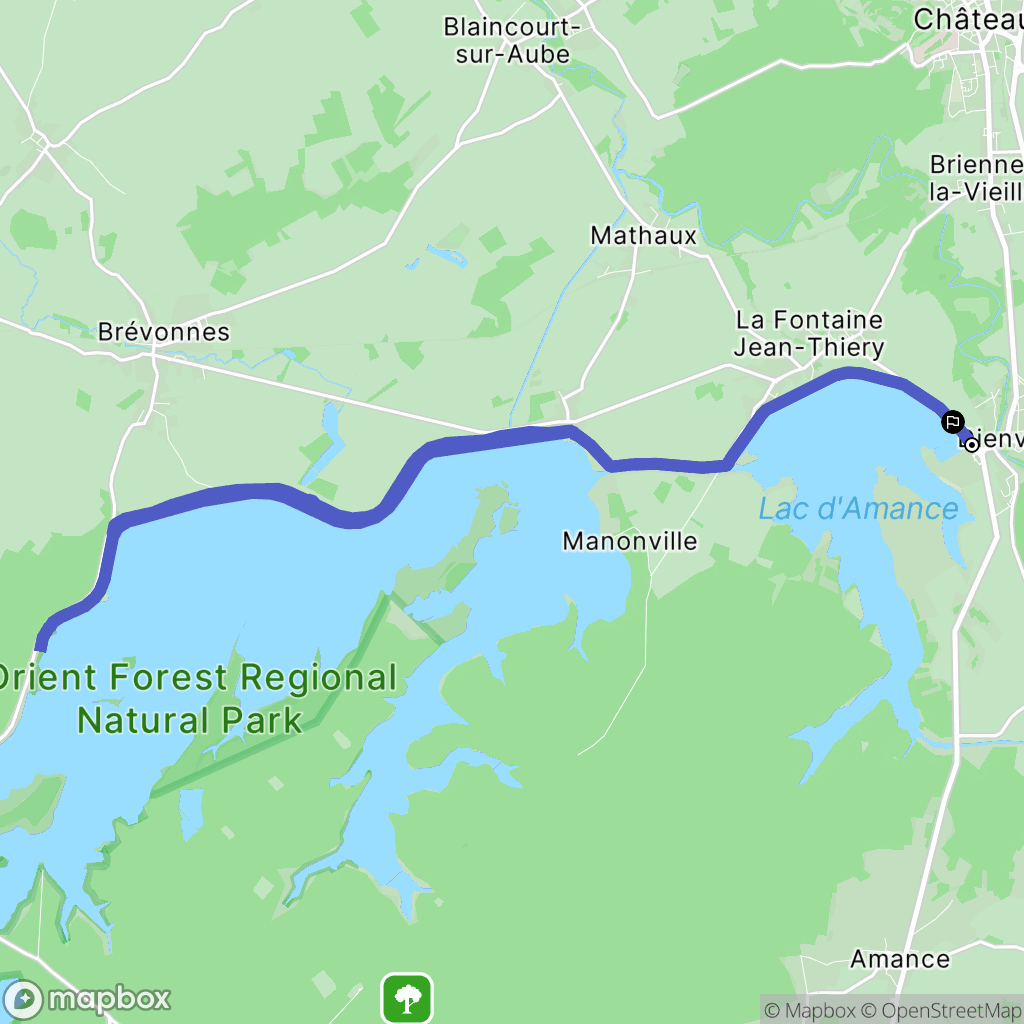 Dienville: routekaart voor buitenactiviteiten - France