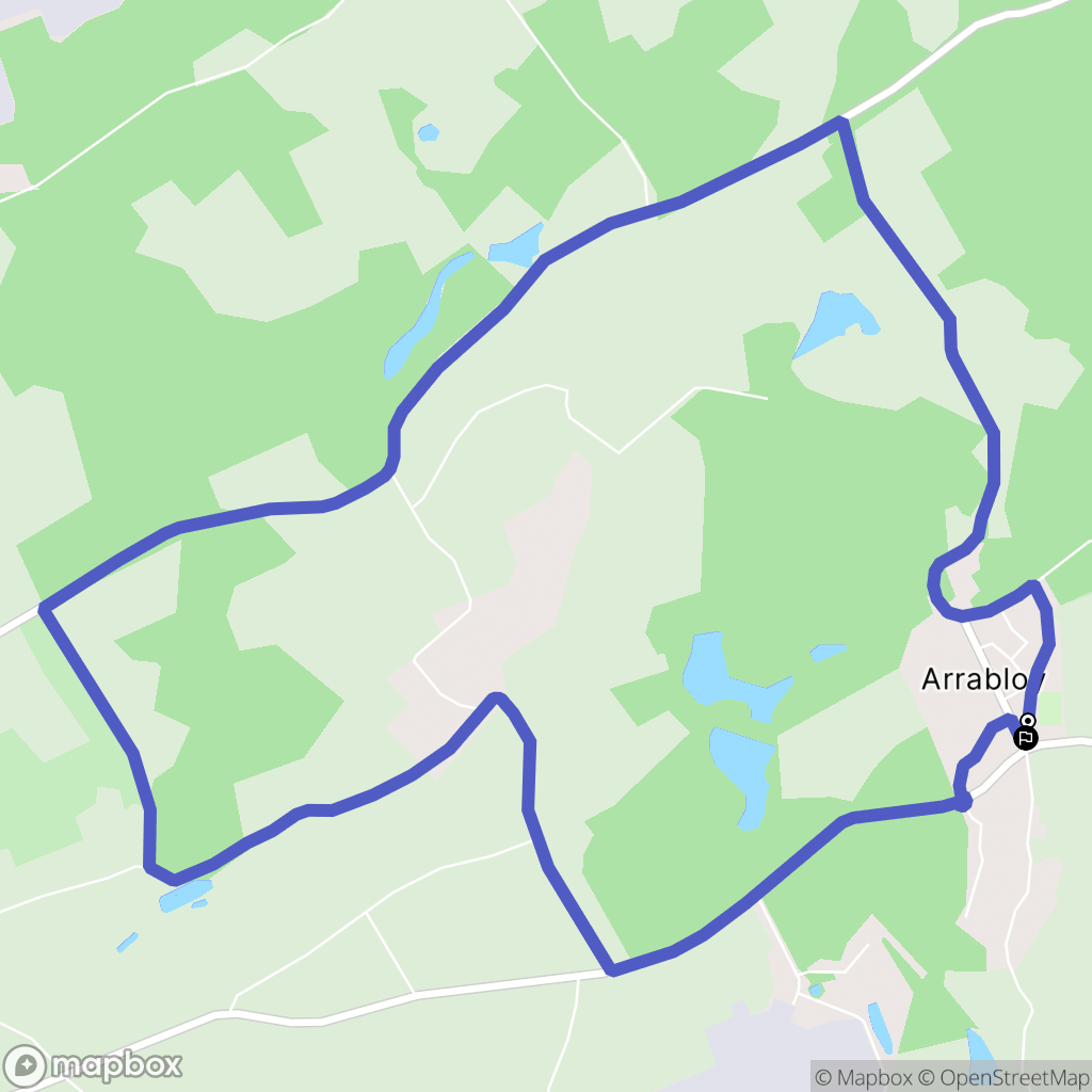 Gien : carte du parcours de randonnée - France