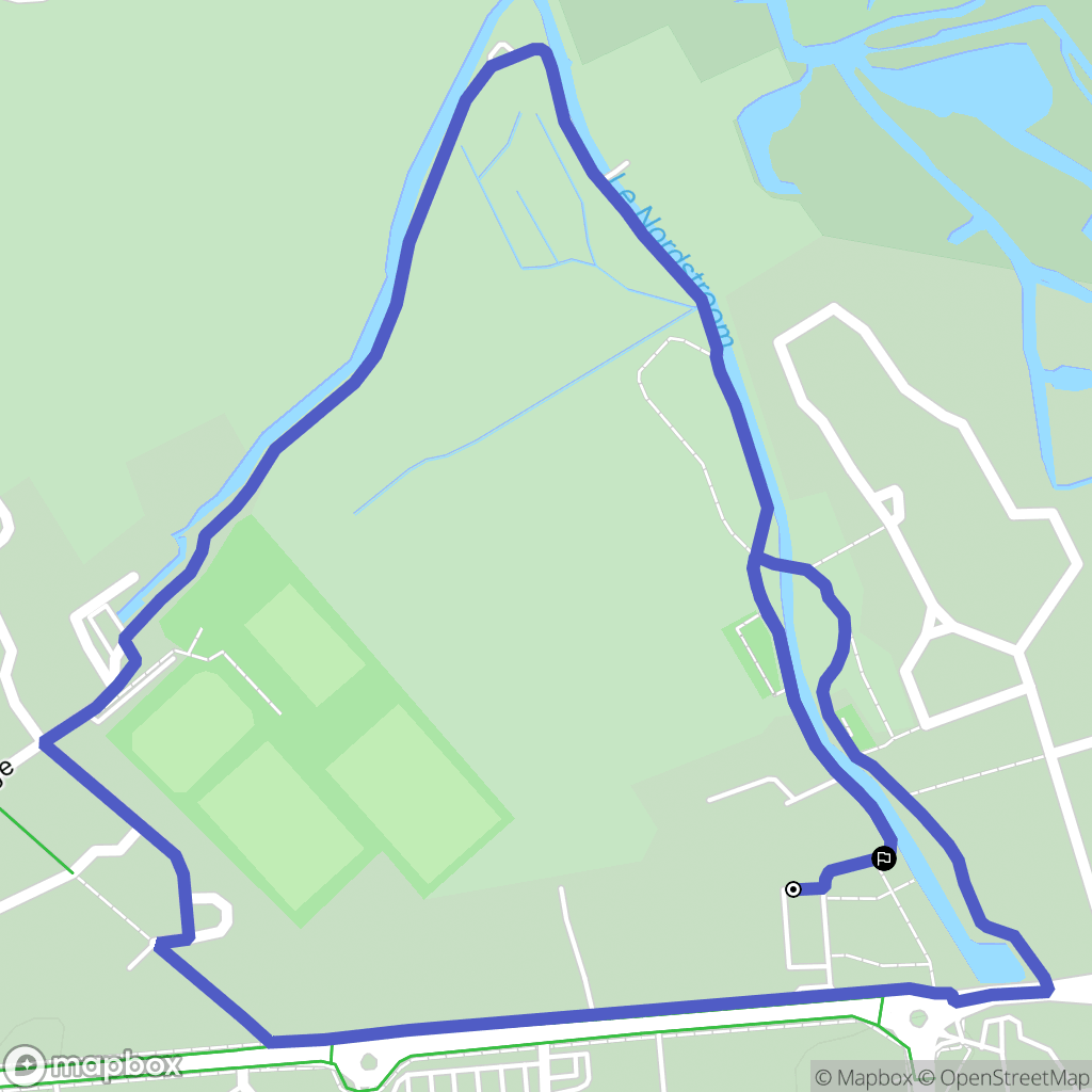 Saint-Martin-lez-Tatinghem : carte du parcours de randonnée - France