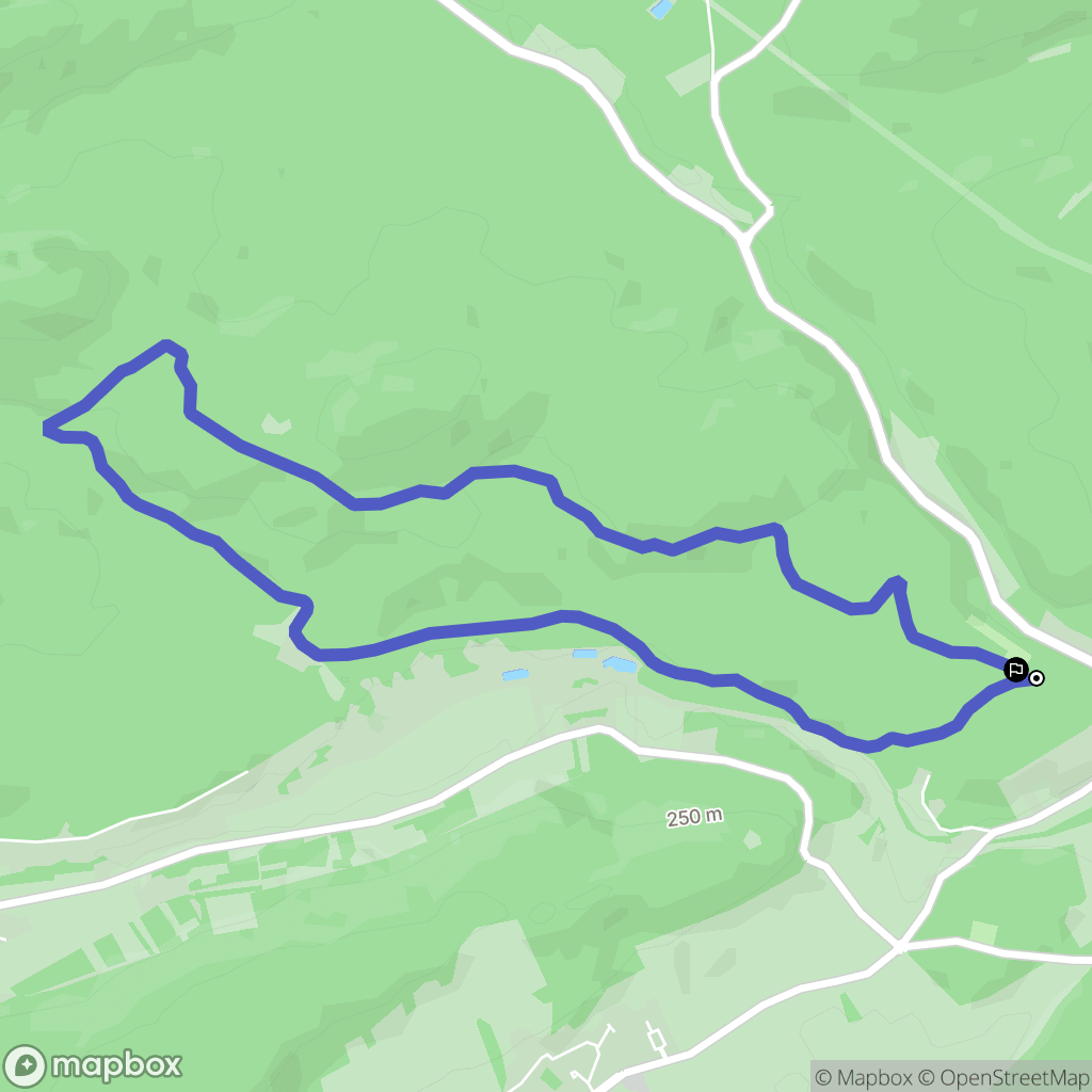Ingwiller : carte du parcours de randonnée - France