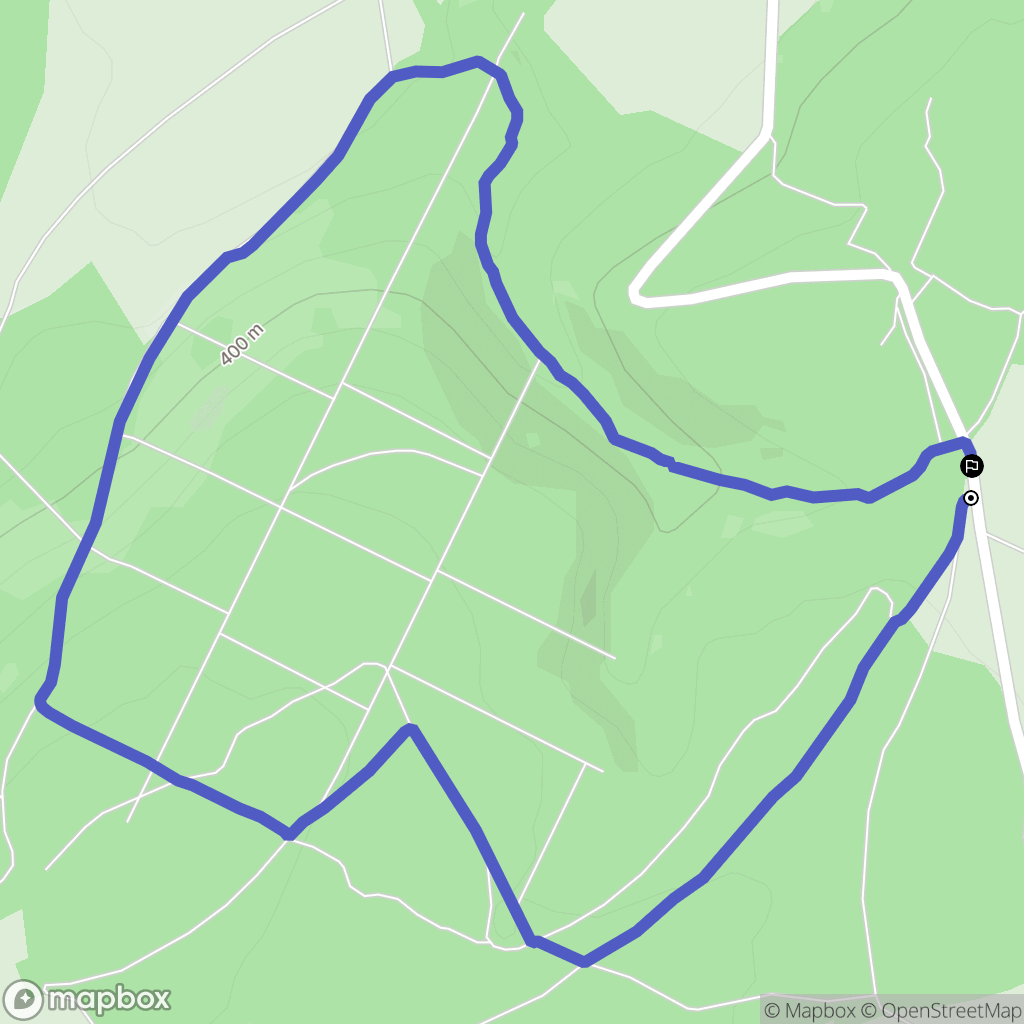 Villecomte : carte du parcours de randonnée - France