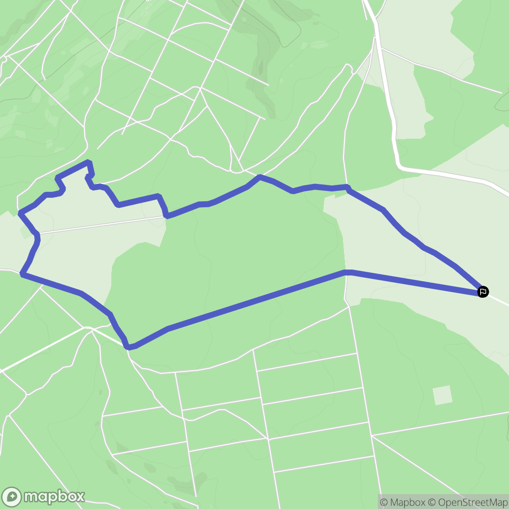 Chaignay : carte du parcours de randonnée - France