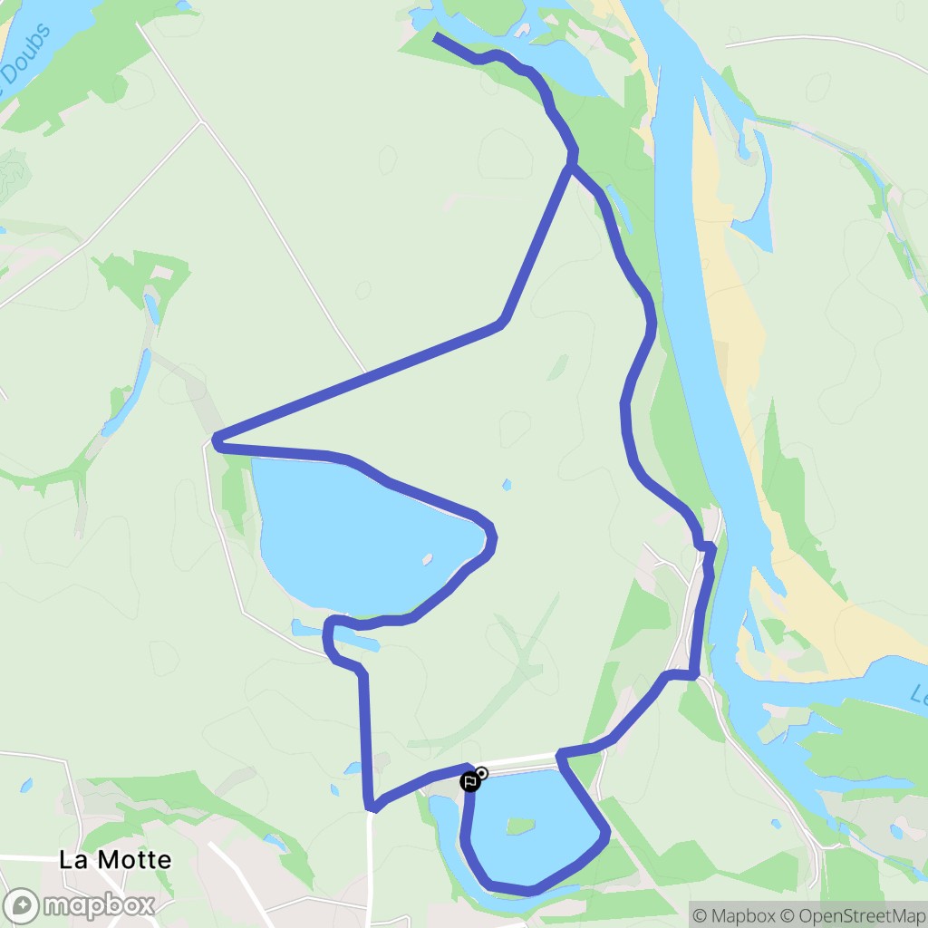 Fretterans : carte du parcours de randonnée - France