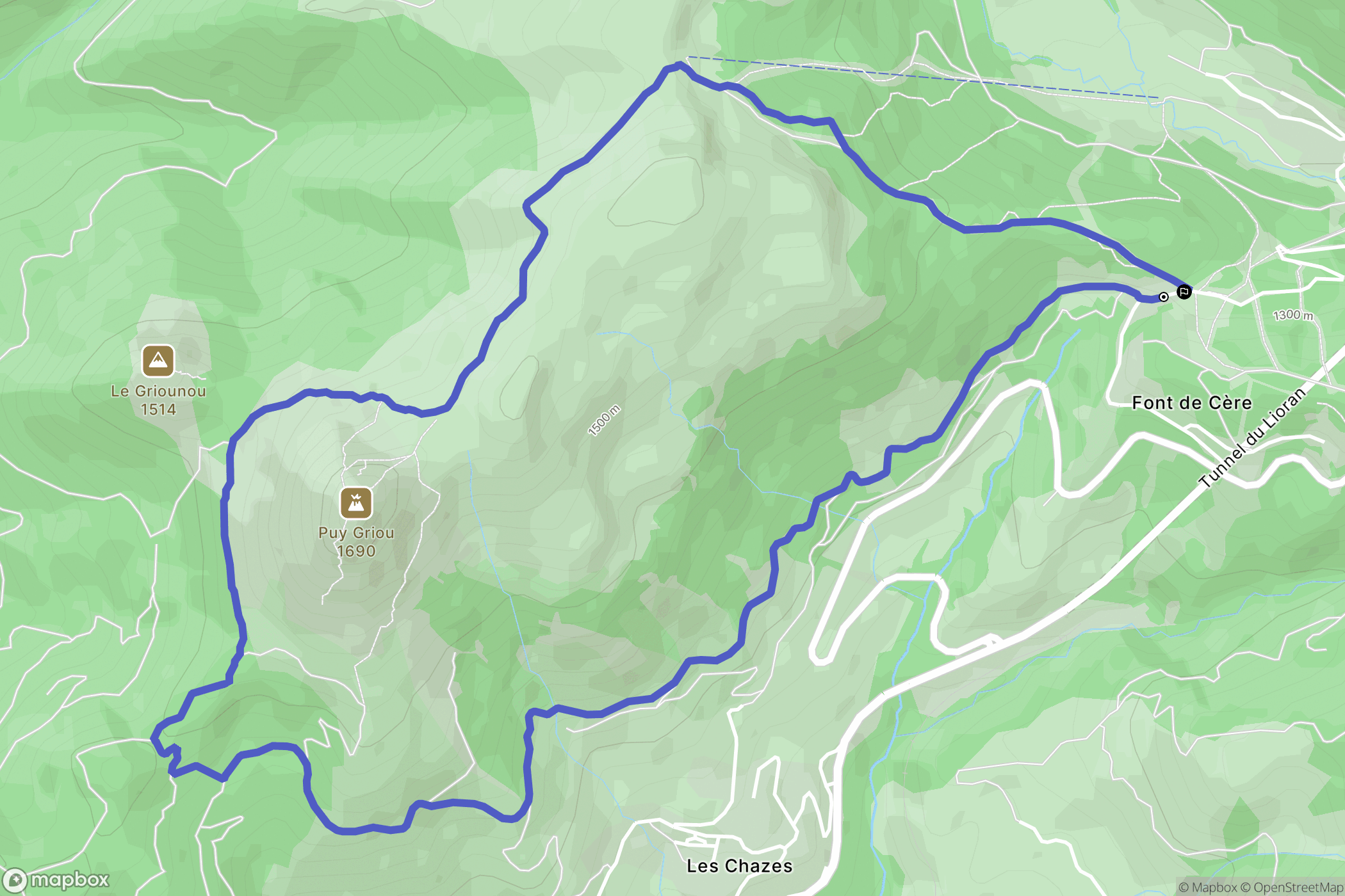 Saint-Jacques-des-Blats: routekaart voor buitenactiviteiten - France