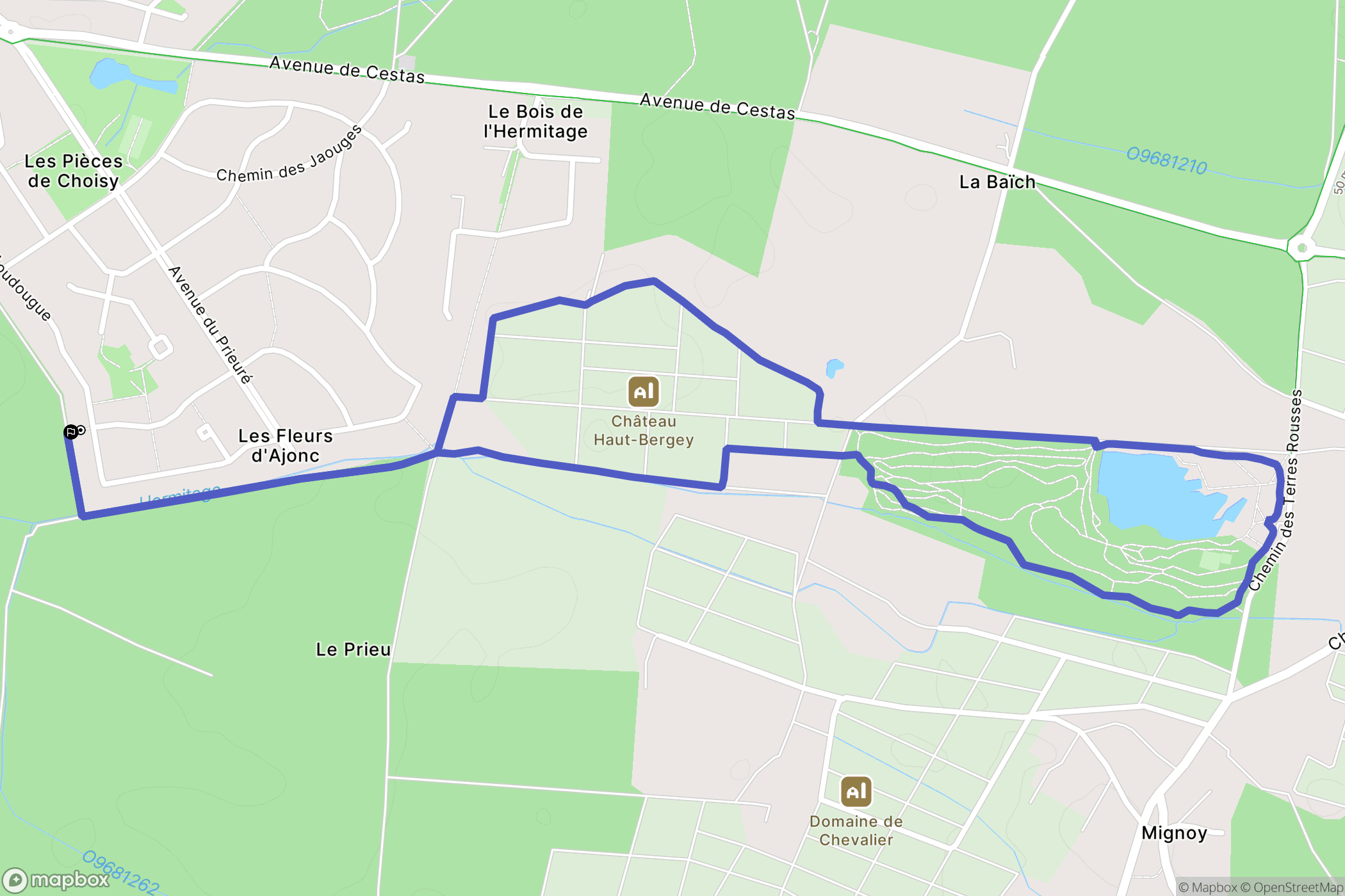 Cestas: routekaart voor buitenactiviteiten - France