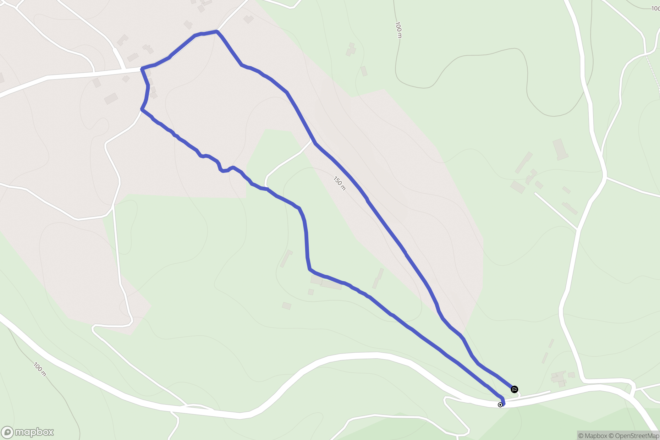 Saint-Pargoire : carte du parcours de randonnée - France