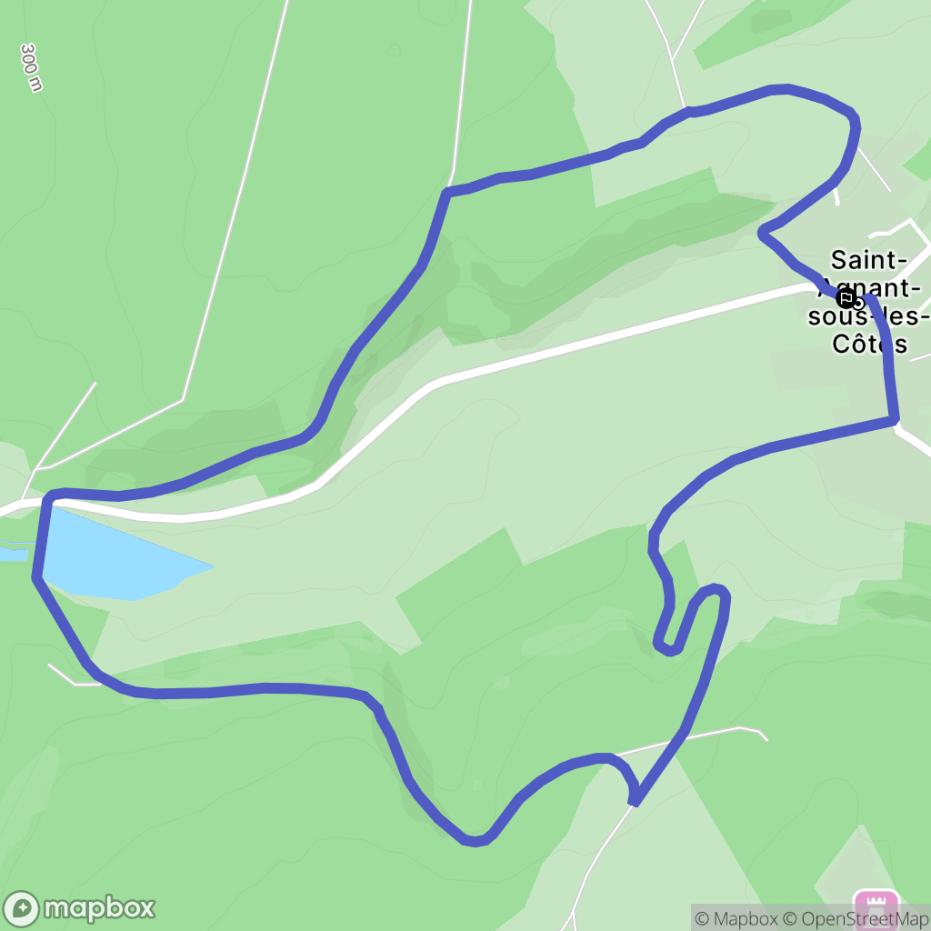 Apremont-la-Forêt : carte du parcours de randonnée - France
