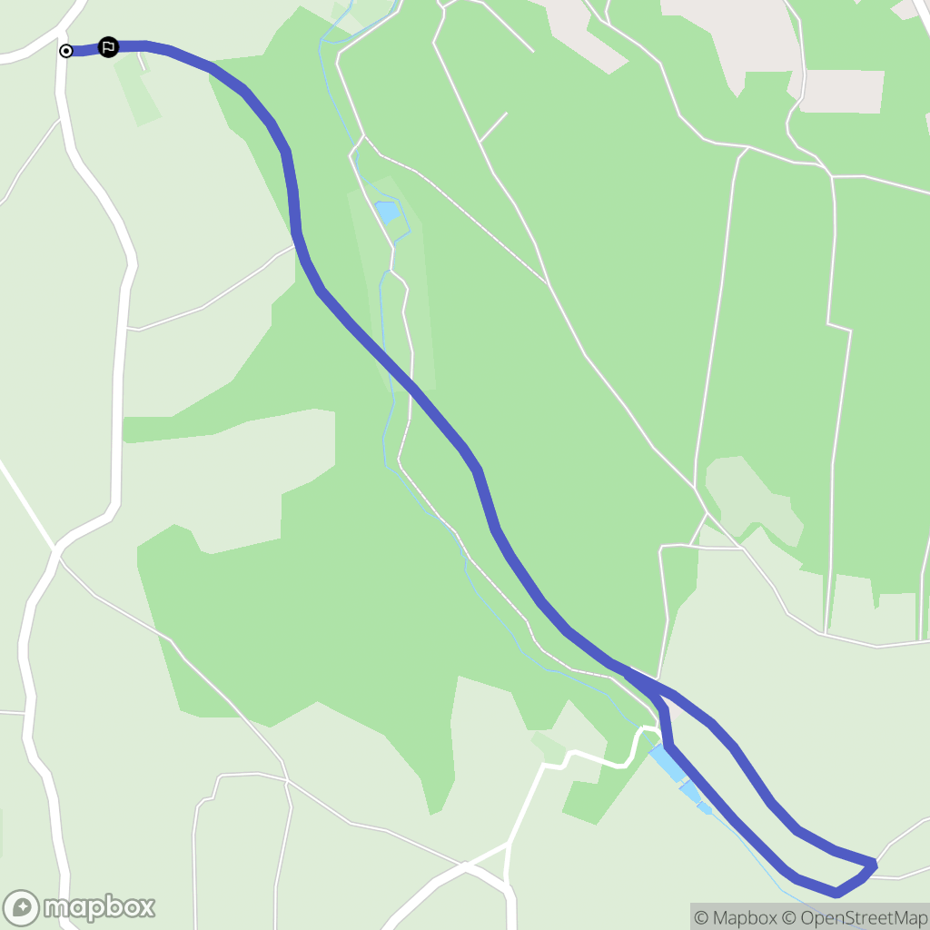Fermanville : carte du parcours de randonnée - France