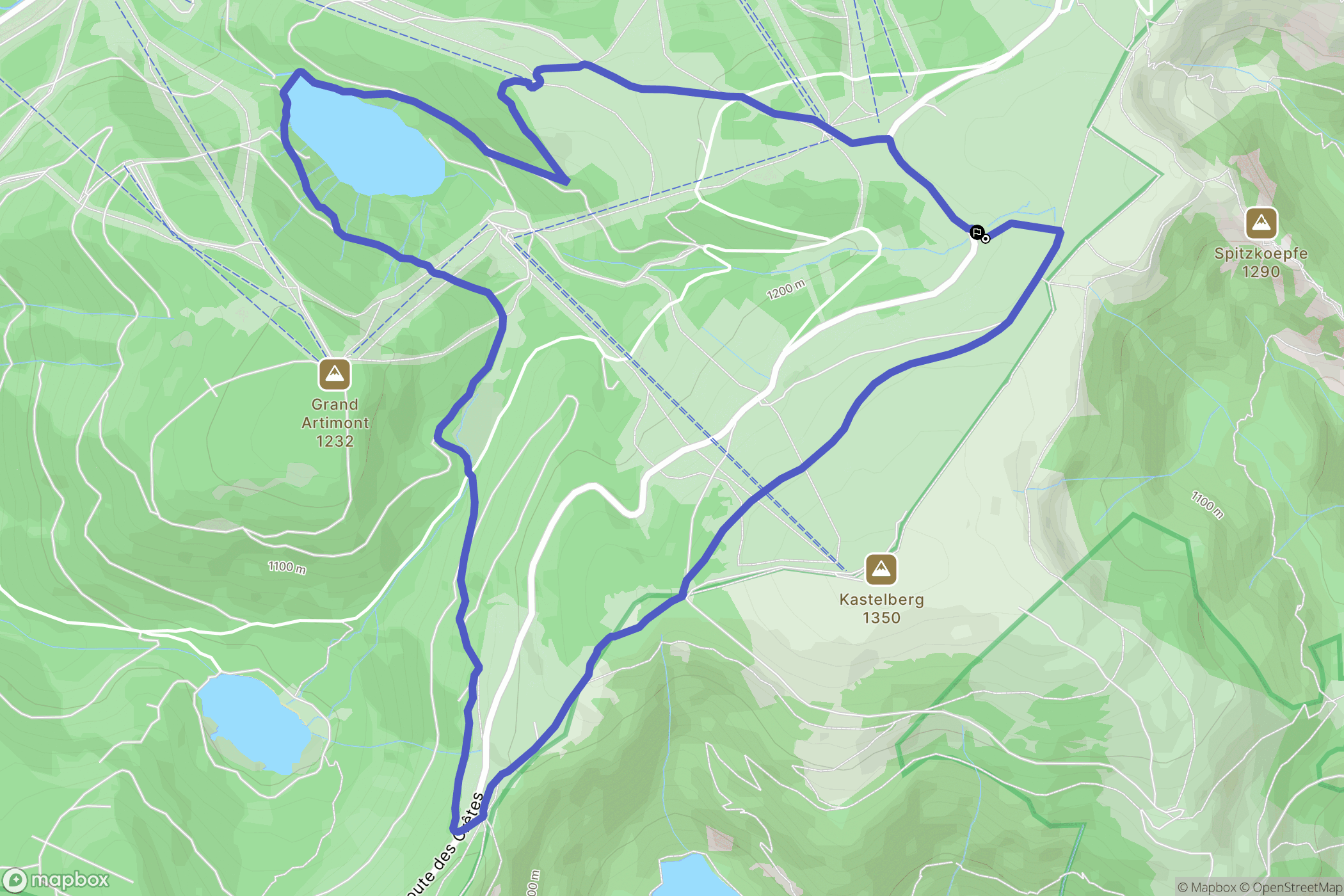 La Bresse: routekaart voor buitenactiviteiten - France