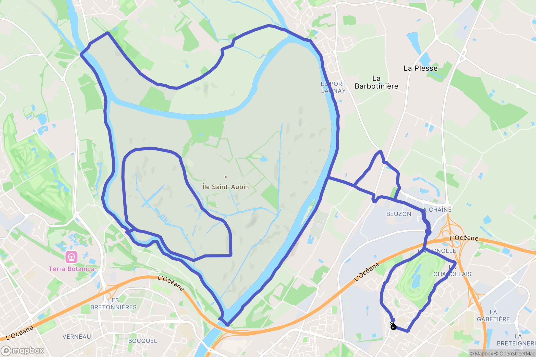 Écouflant: routekaart voor buitenactiviteiten - France