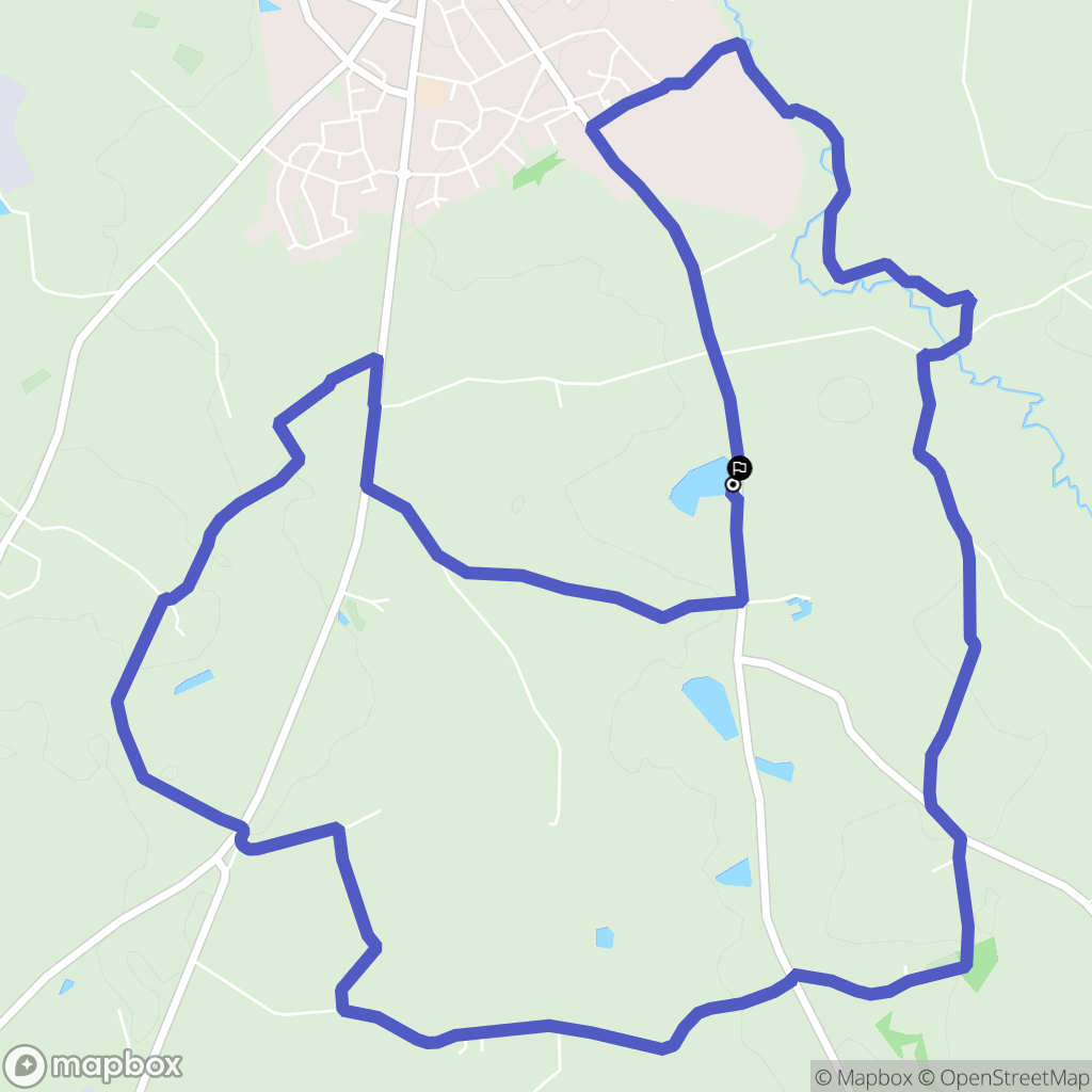 Le May-sur-Èvre : carte du parcours de randonnée - France