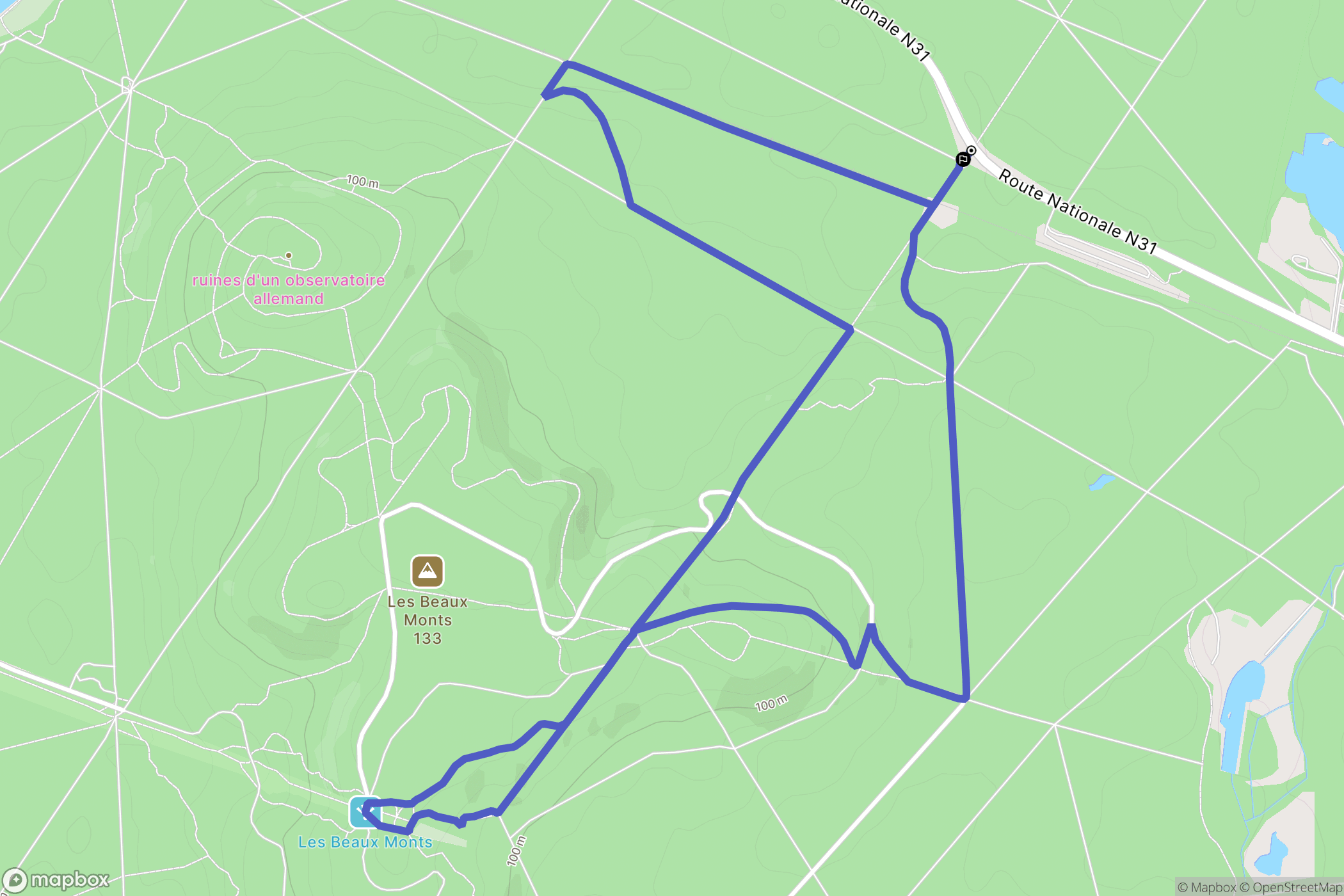 Compiègne: routekaart voor buitenactiviteiten - France