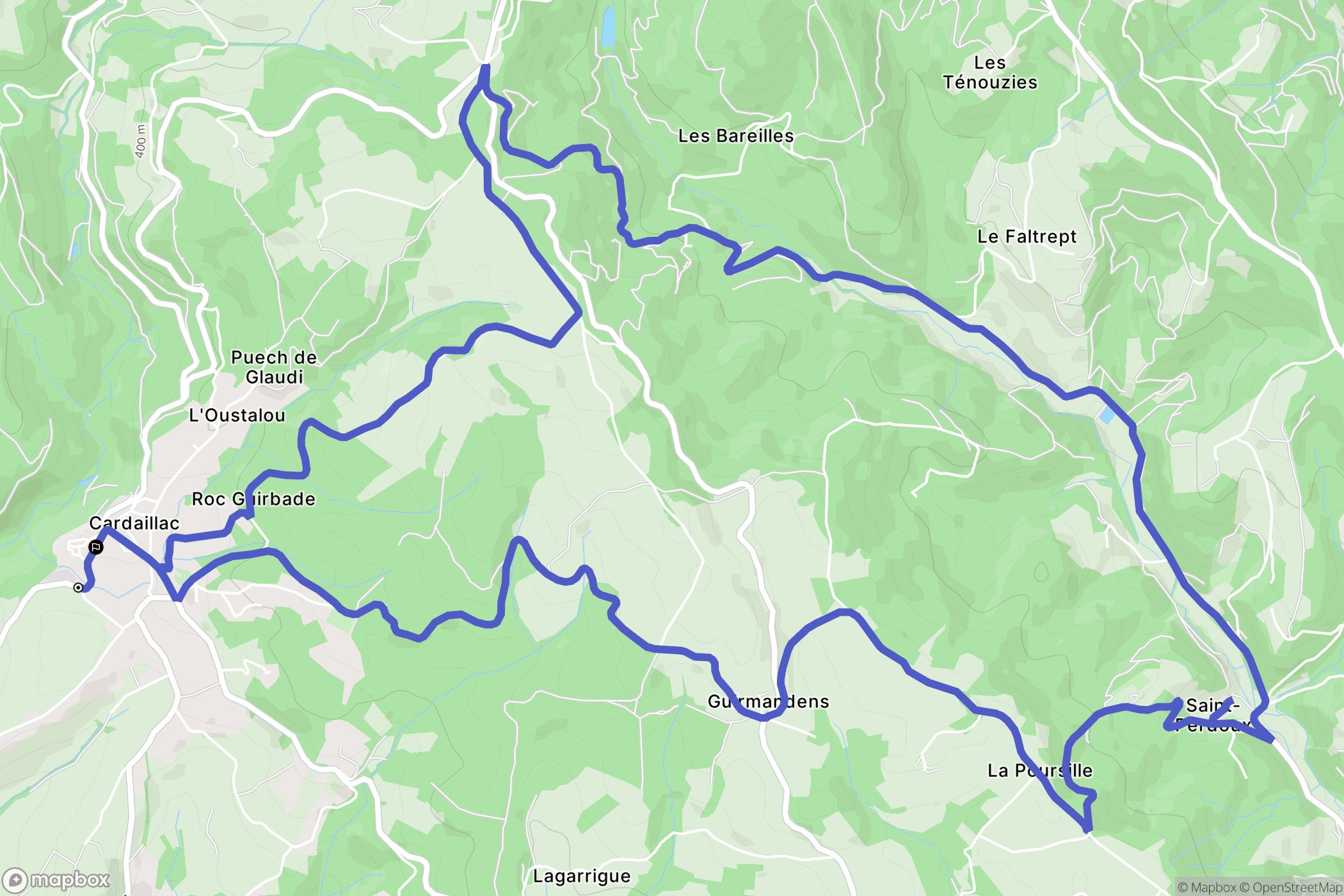Cardaillac: routekaart voor buitenactiviteiten - France