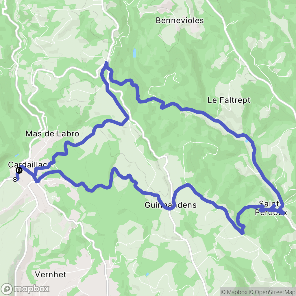Cardaillac: routekaart voor buitenactiviteiten - France