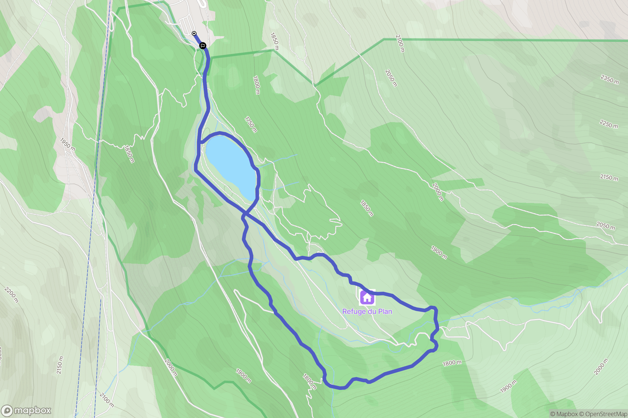 Les Allues: routekaart voor buitenactiviteiten - France