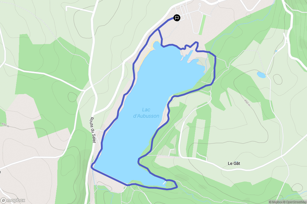 Aubusson-d'Auvergne: routekaart voor buitenactiviteiten - France