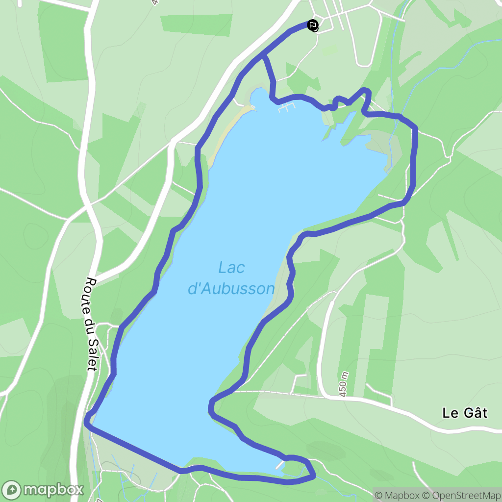 Aubusson-d'Auvergne: routekaart voor buitenactiviteiten - France