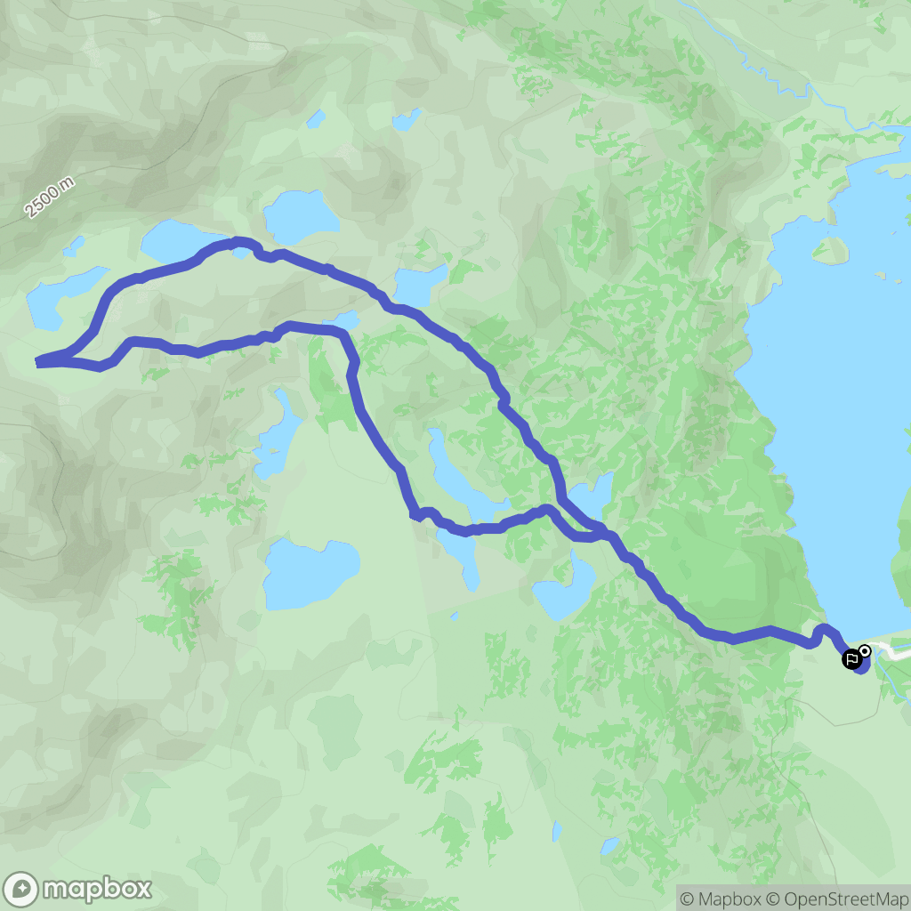Angoustrine-Villeneuve-des-Escaldes : carte du parcours de randonnée - France