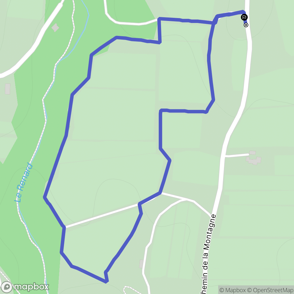 Cabrières-d'Aigues : carte du parcours de randonnée - France