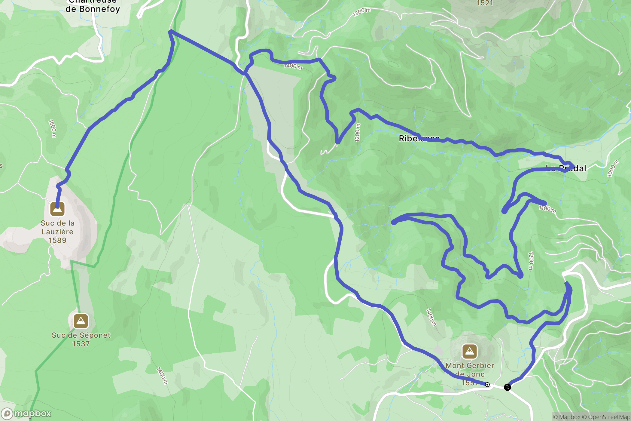Sainte-Eulalie: routekaart voor buitenactiviteiten - France
