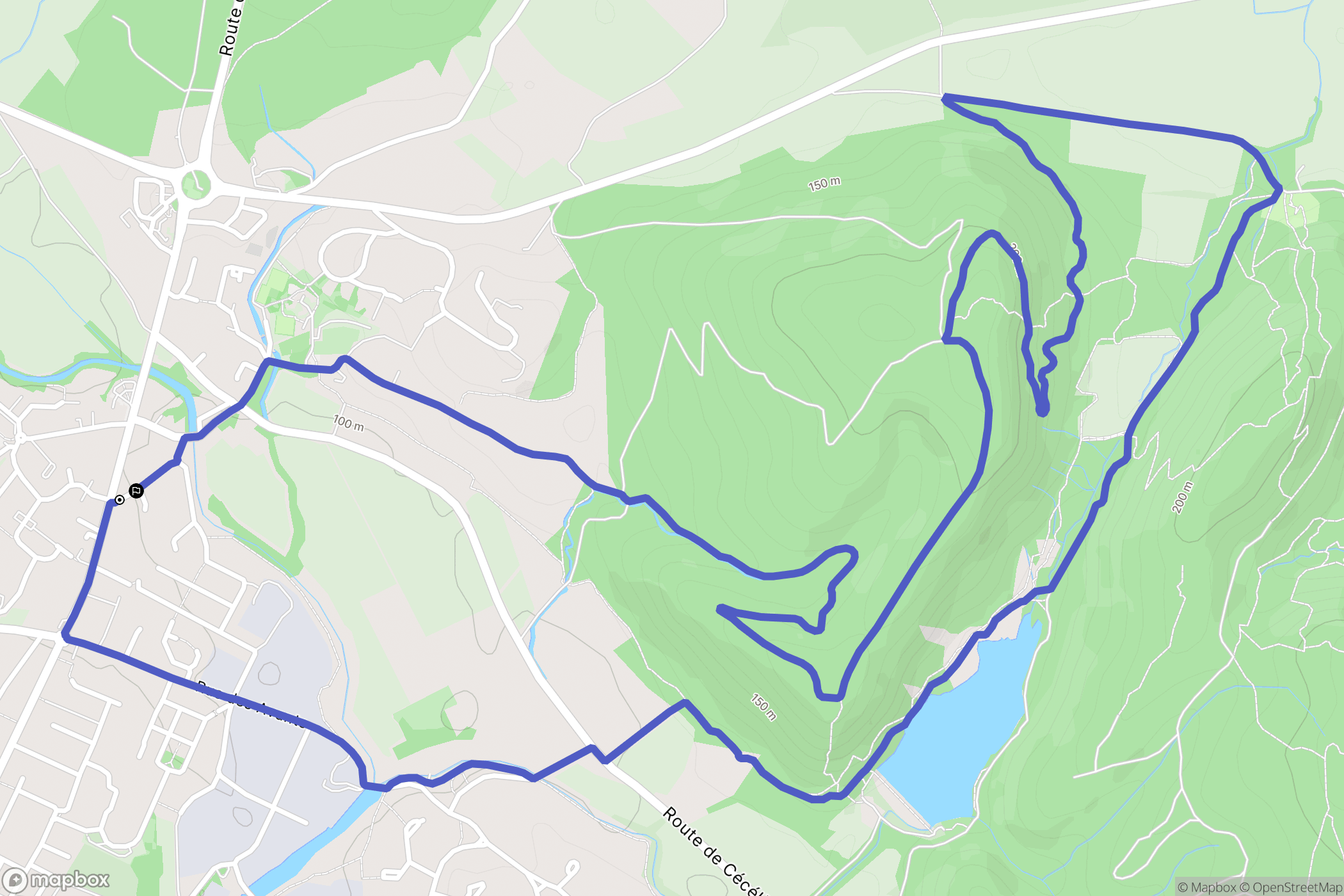 Saint-Mathieu-de-Tréviers: routekaart voor buitenactiviteiten - France