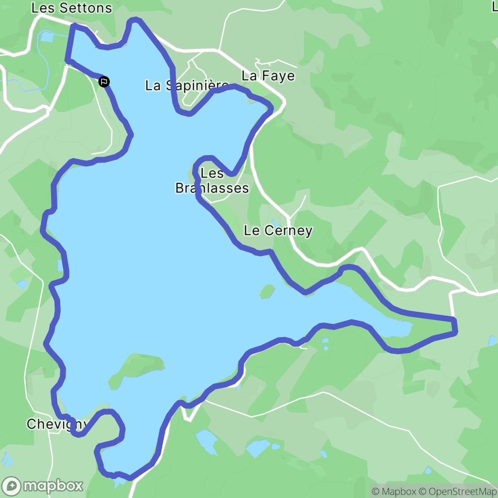 Montsauche-les-Settons: routekaart voor buitenactiviteiten - France