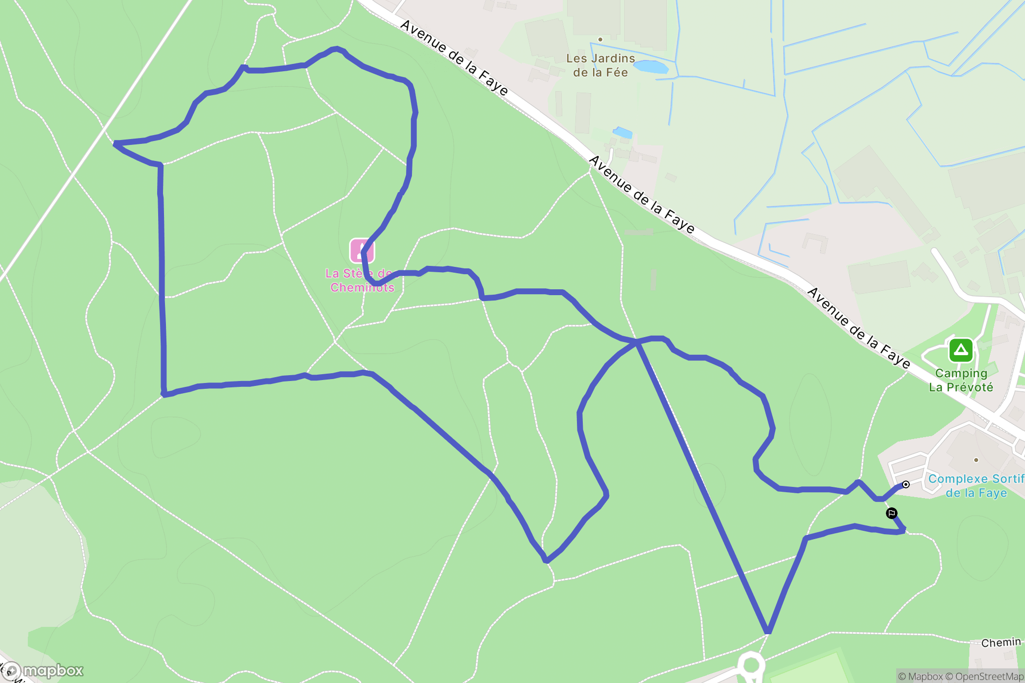 Saint-Hilaire-de-Riez : carte du parcours de randonnée - France