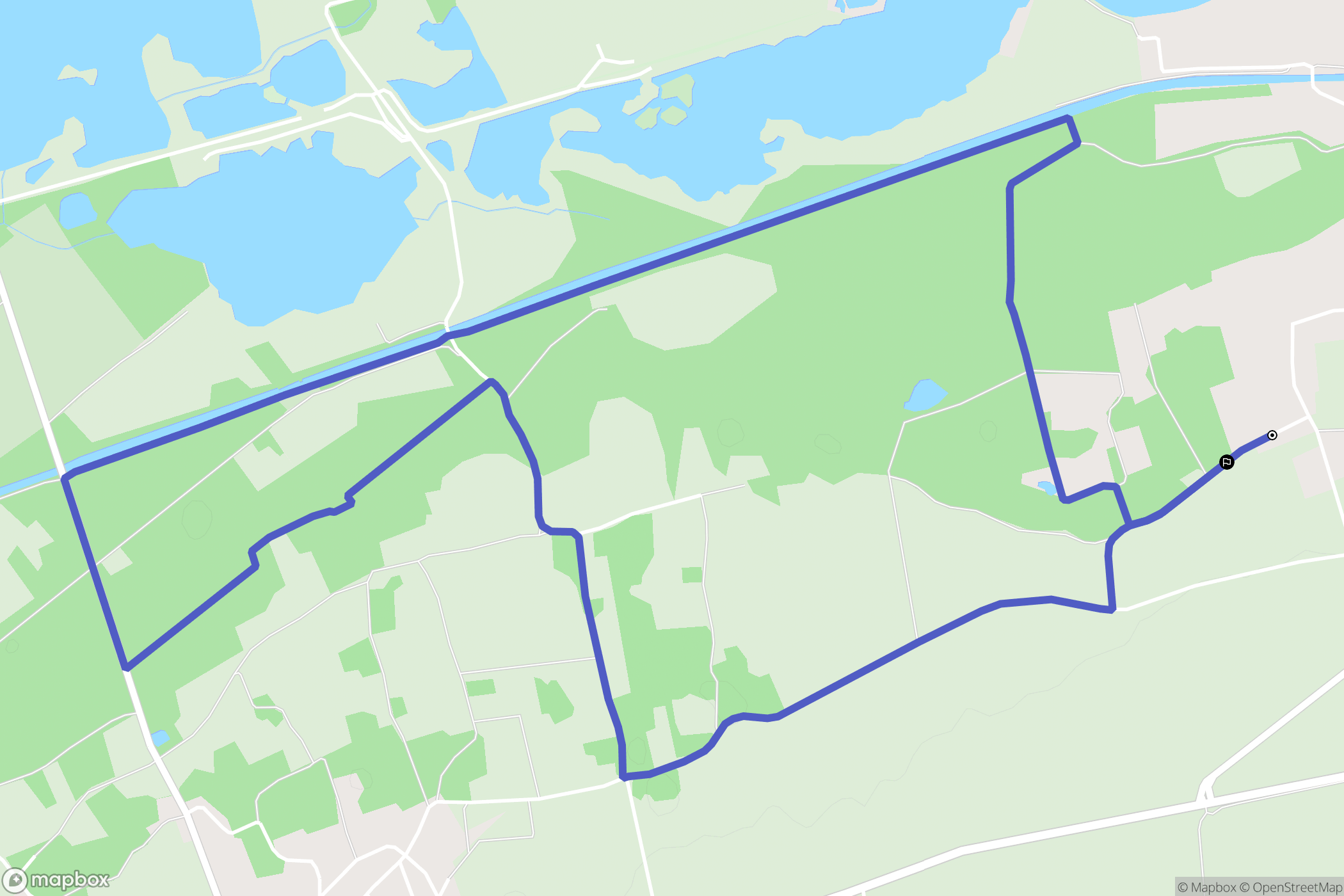 Mousseaux-lès-Bray : carte du parcours de randonnée - France