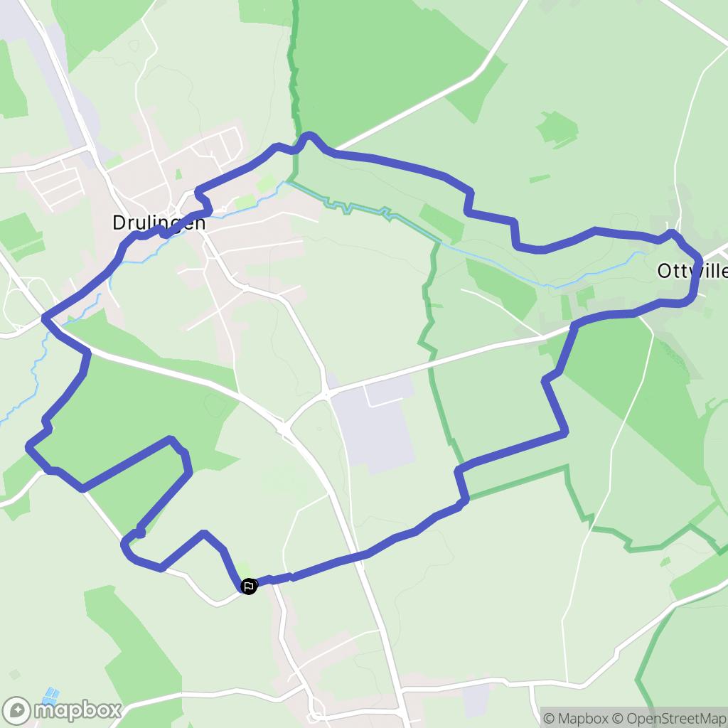 Siewiller : carte du parcours de randonnée - France