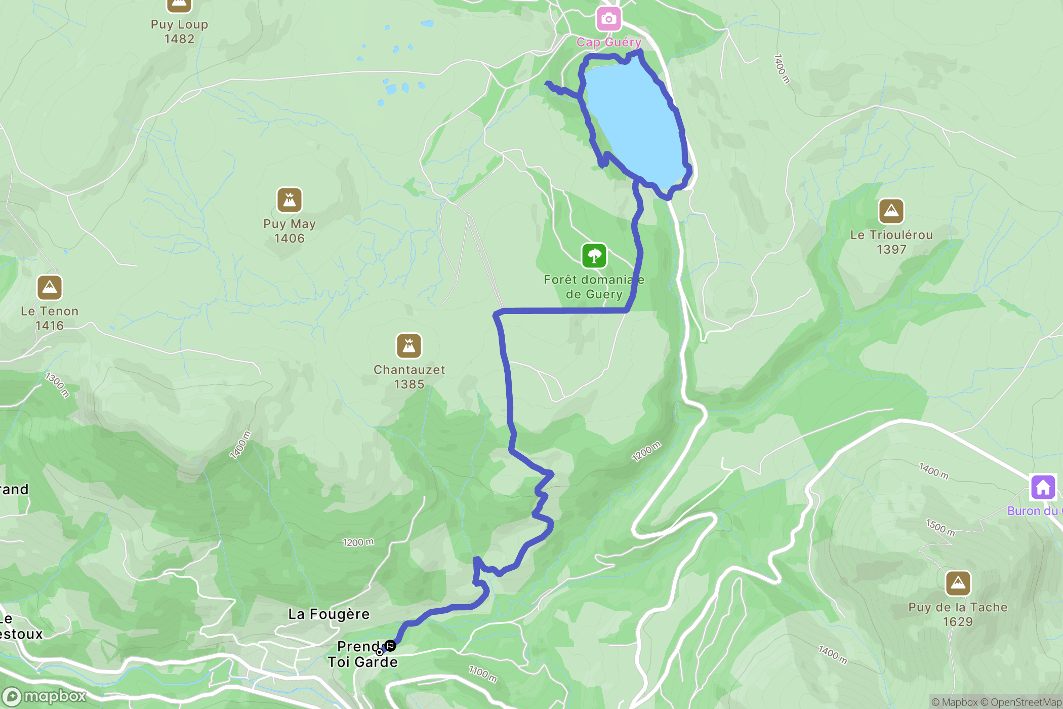 Mont-Dore: routekaart voor buitenactiviteiten - France