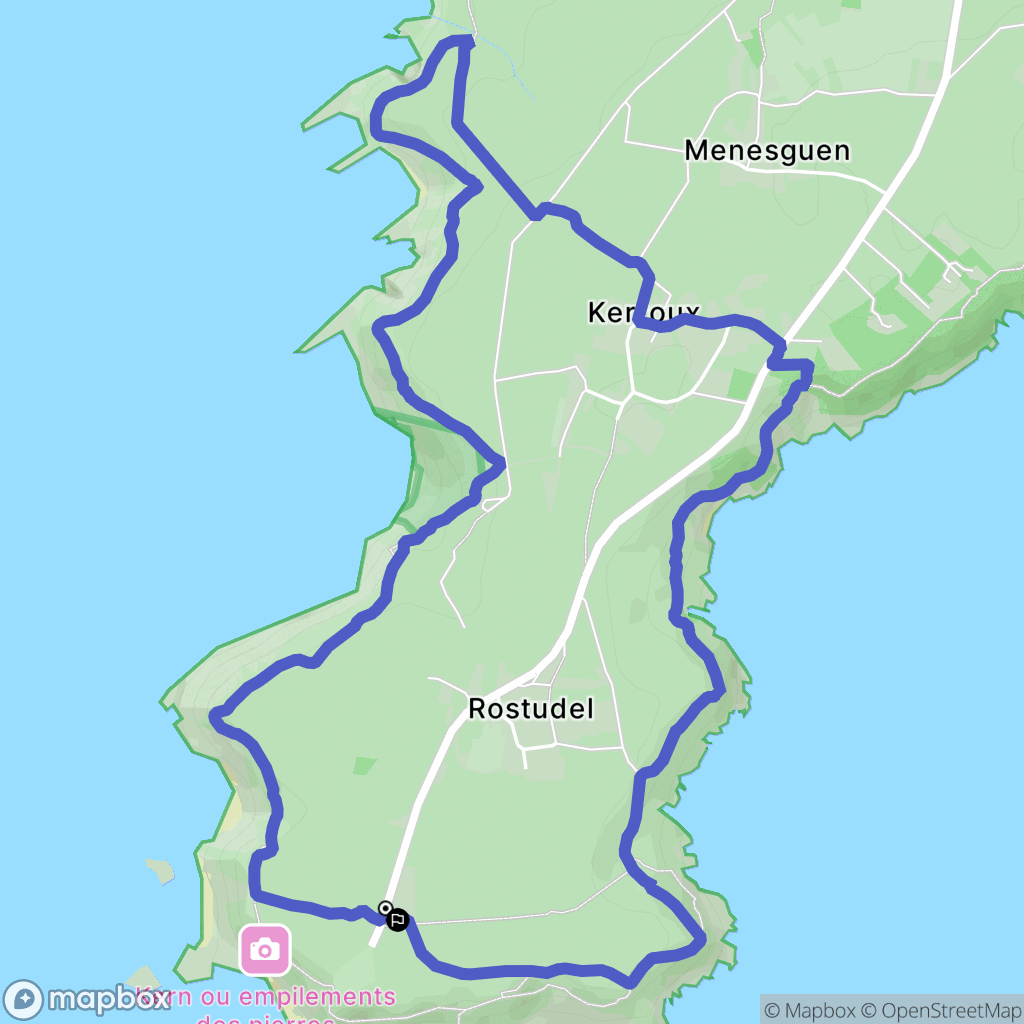 Crozon: routekaart voor buitenactiviteiten - France