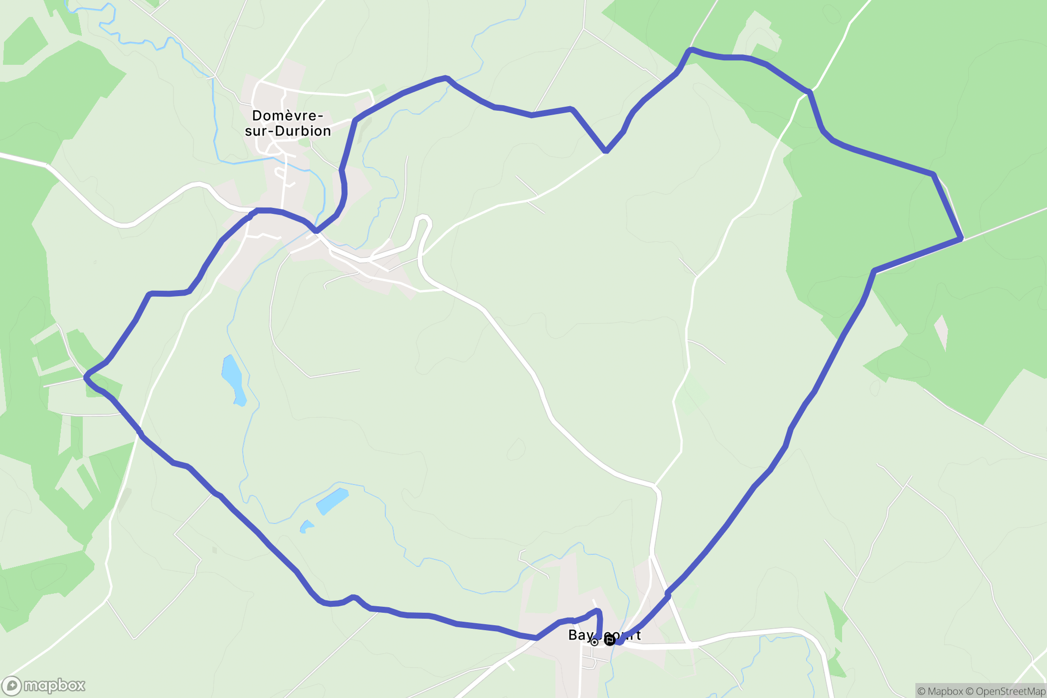 Bayecourt: routekaart voor buitenactiviteiten - France