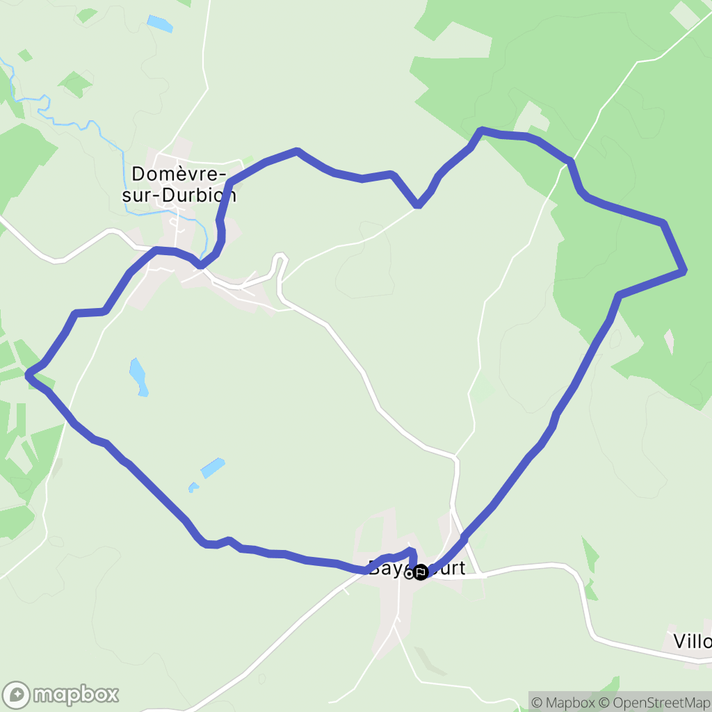 Bayecourt: routekaart voor buitenactiviteiten - France
