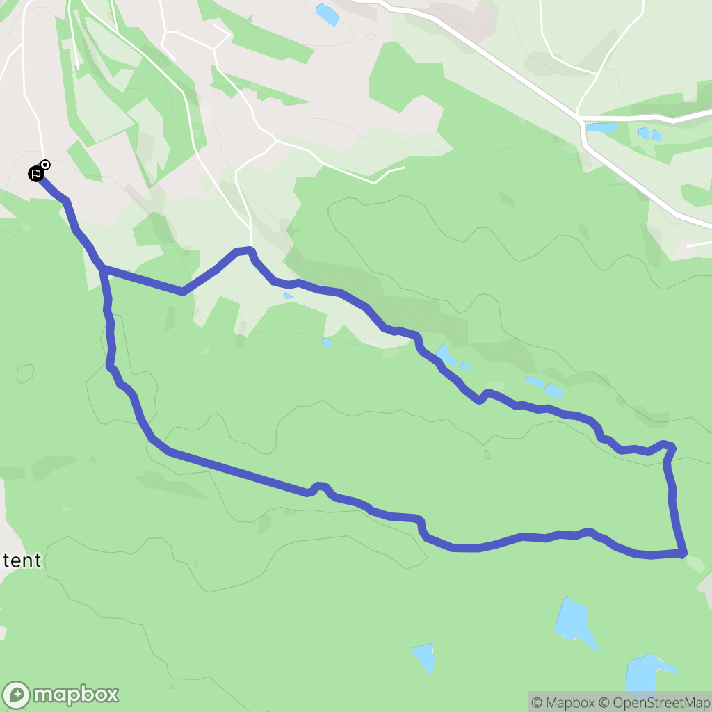 Villeneuve-de-Marc : carte du parcours de randonnée - France