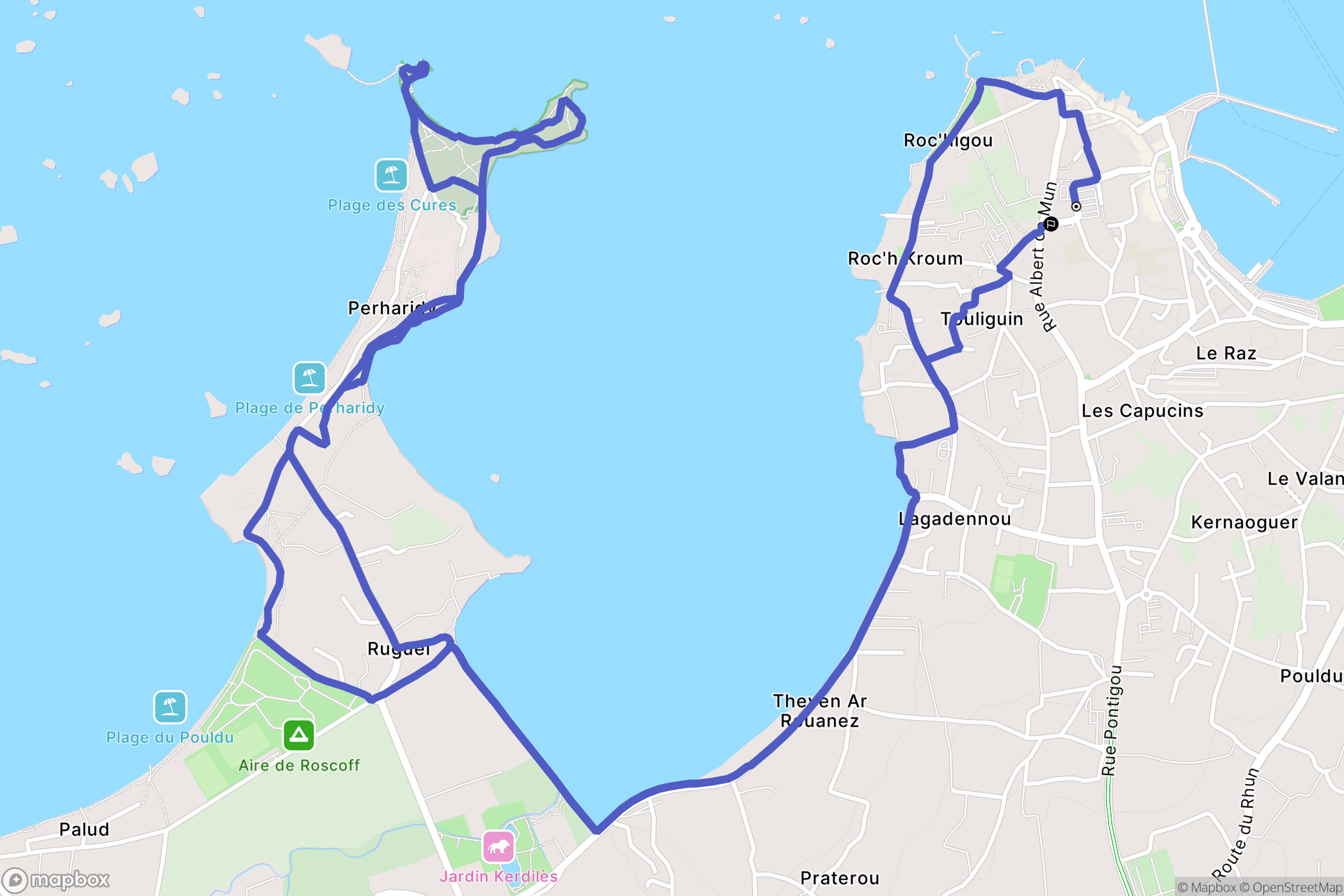 Roscoff: routekaart voor buitenactiviteiten - France