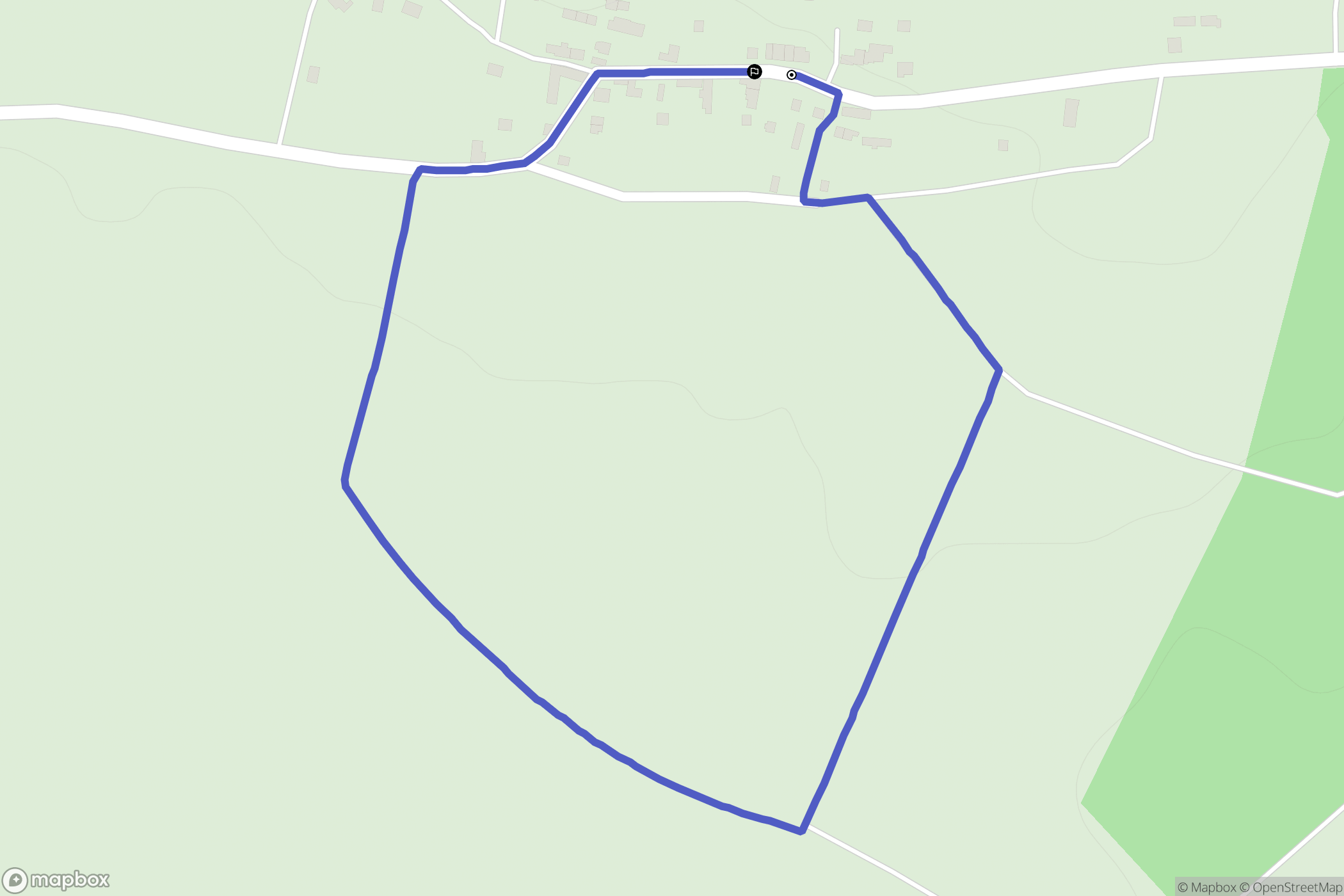 Saâcy-sur-Marne : carte du parcours de randonnée - France