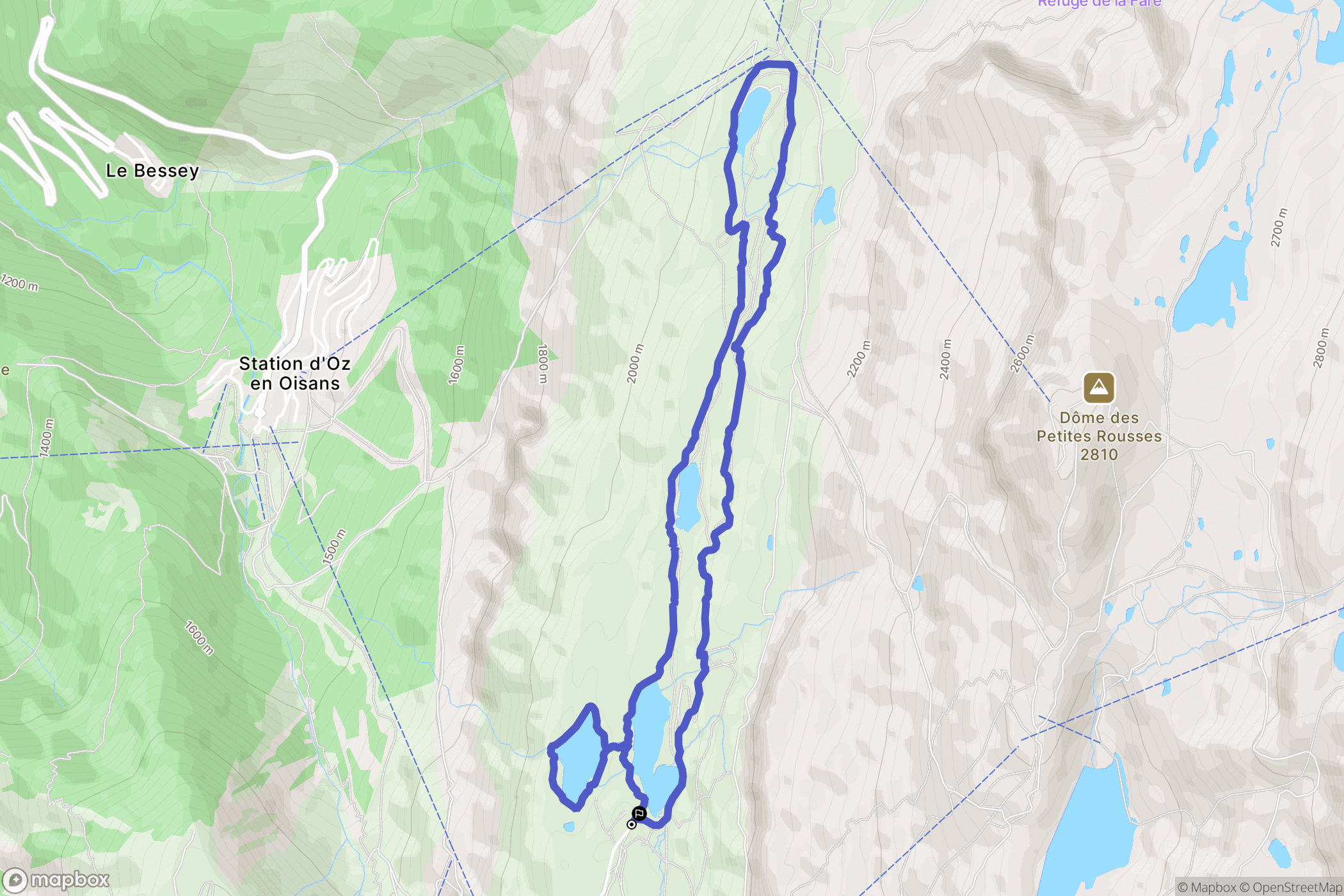 Huez: routekaart voor buitenactiviteiten - France
