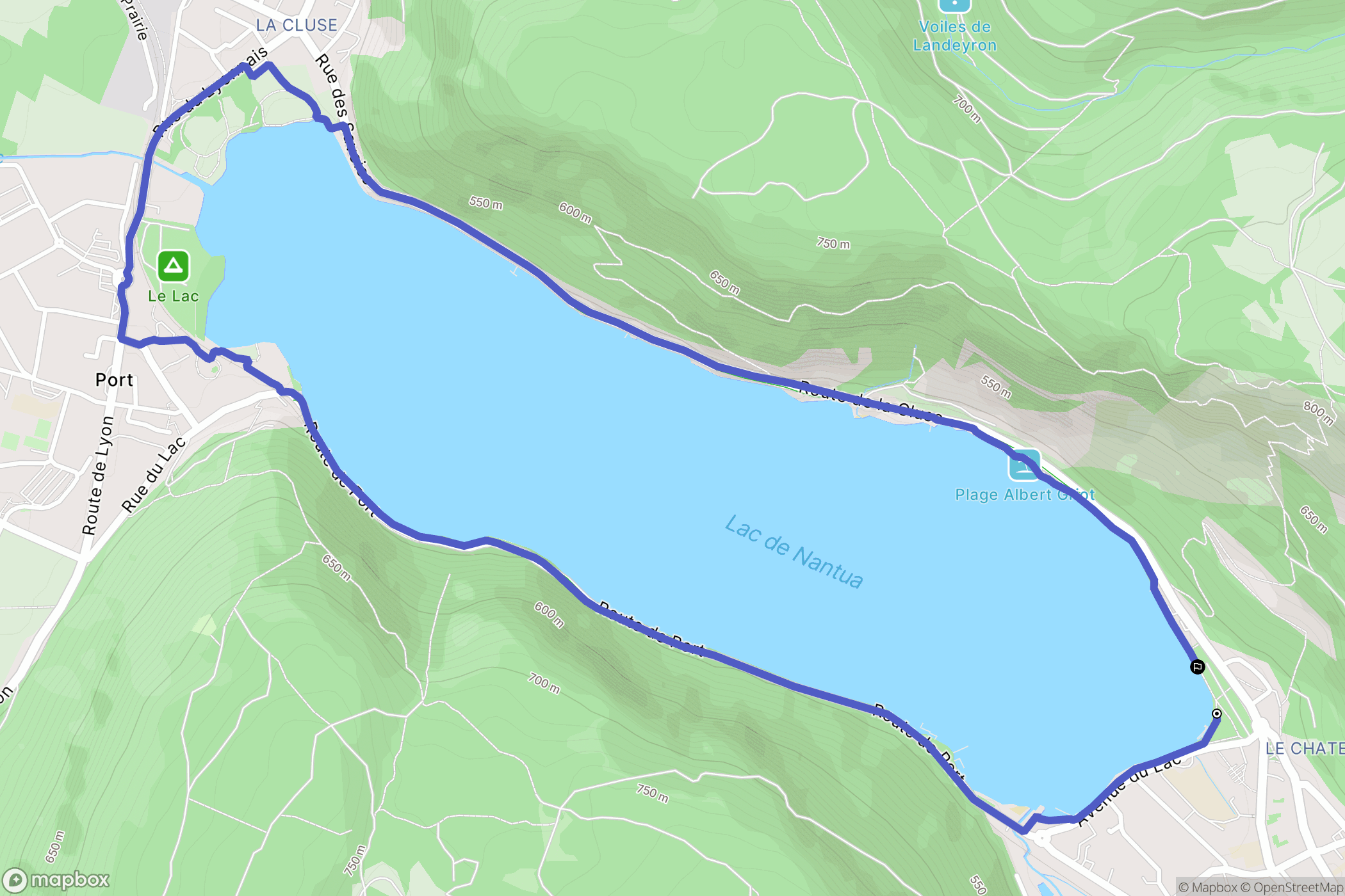 Nantua: routekaart voor buitenactiviteiten - France
