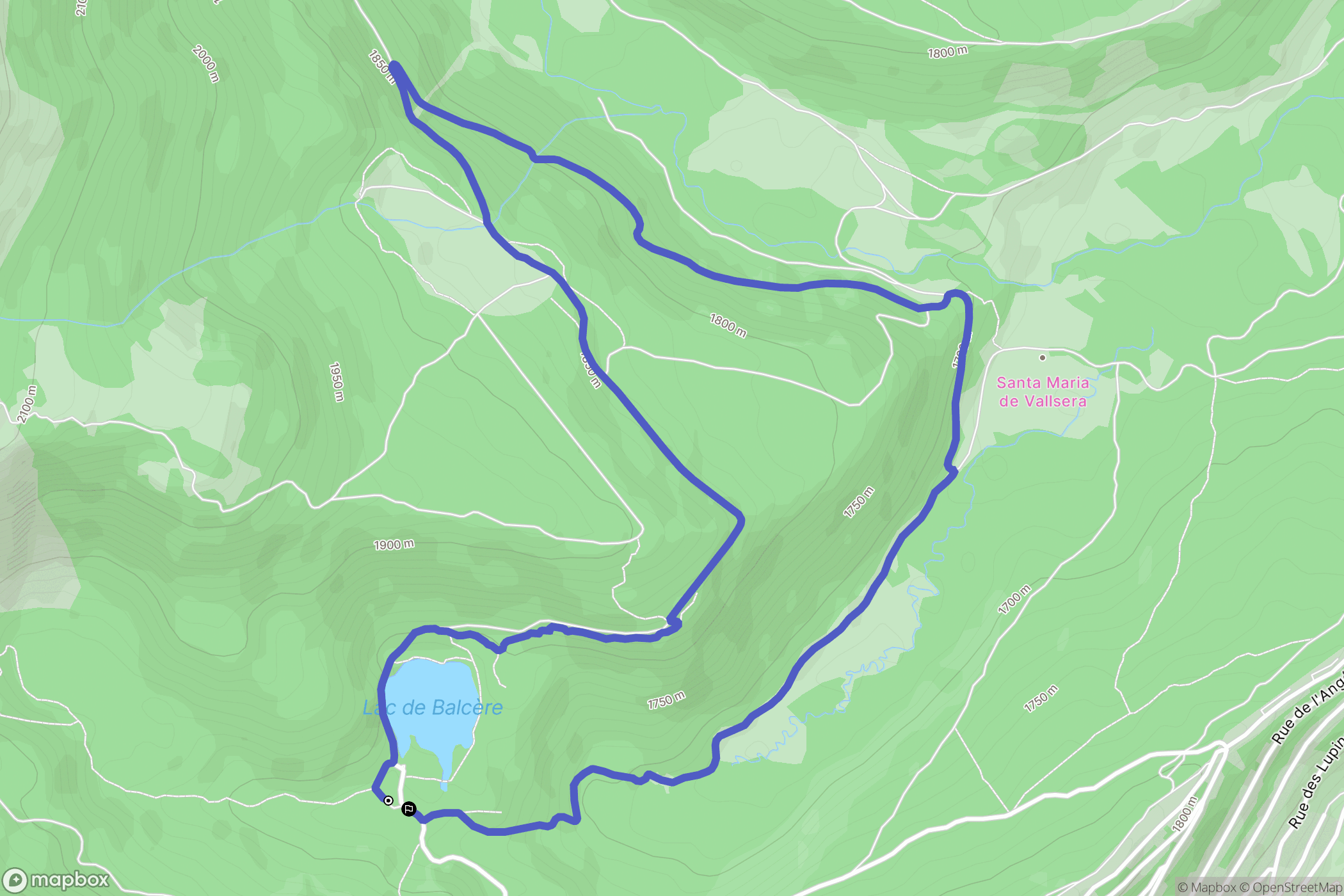 Les Angles: routekaart voor buitenactiviteiten - France