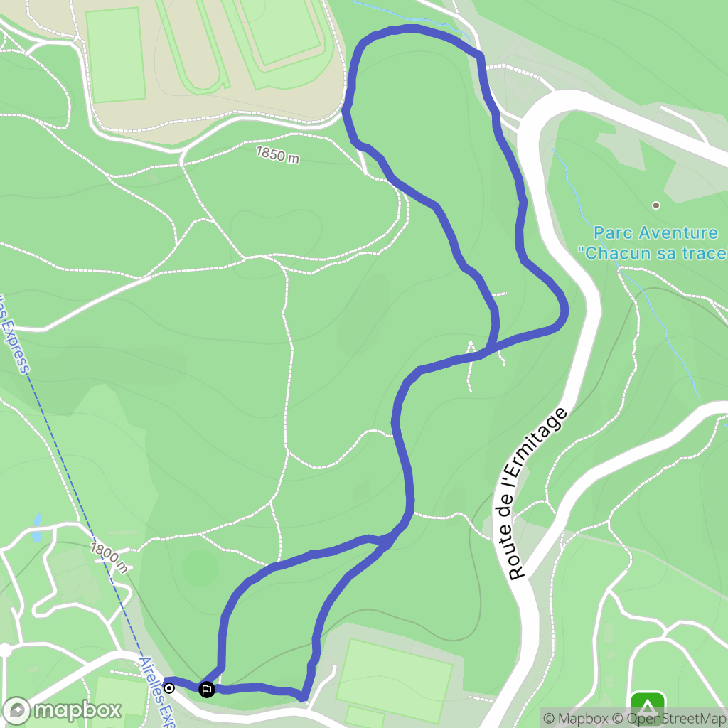 Font-Romeu-Odeillo-Via : carte du parcours de randonnée - France