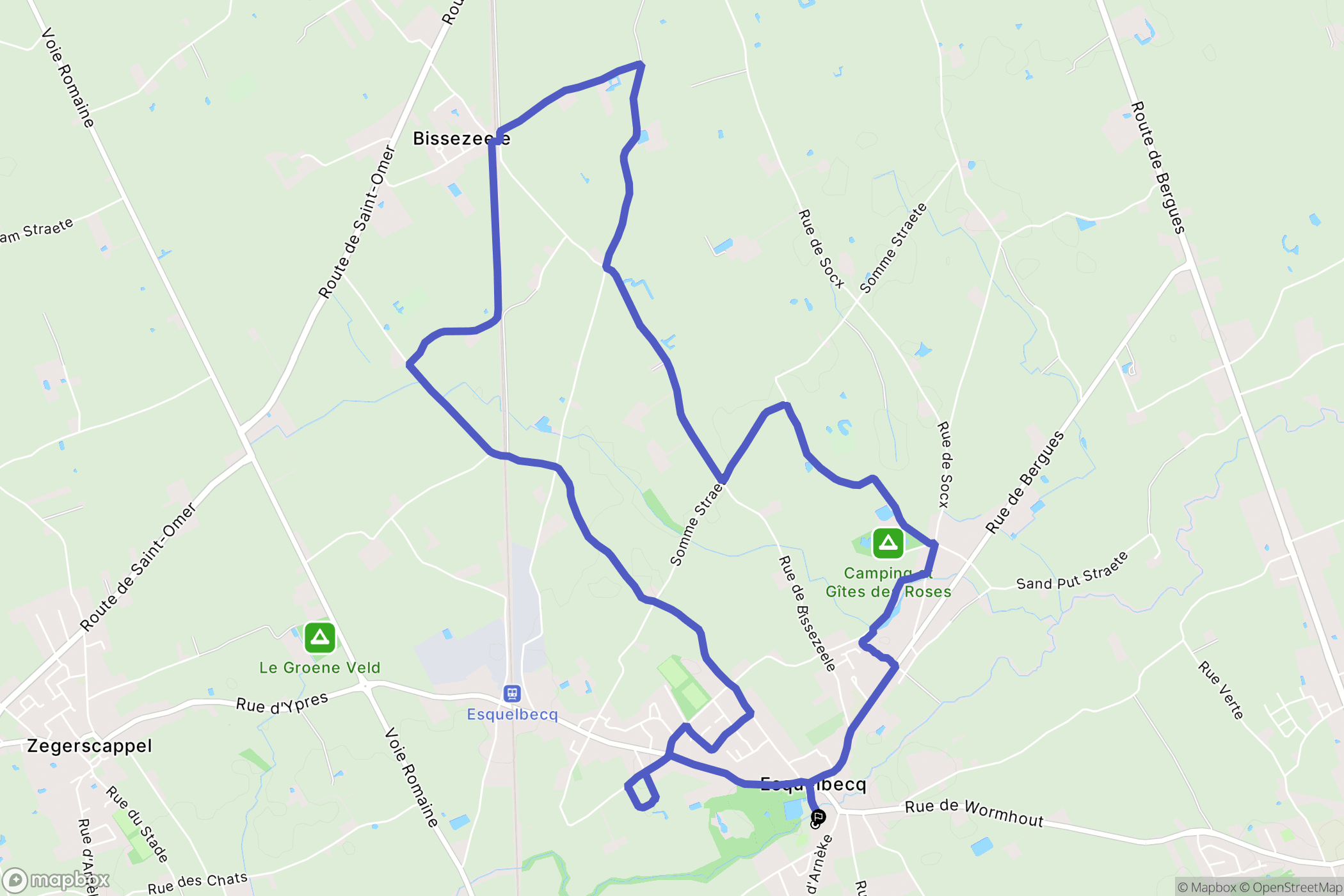 Esquelbecq: routekaart voor buitenactiviteiten - France