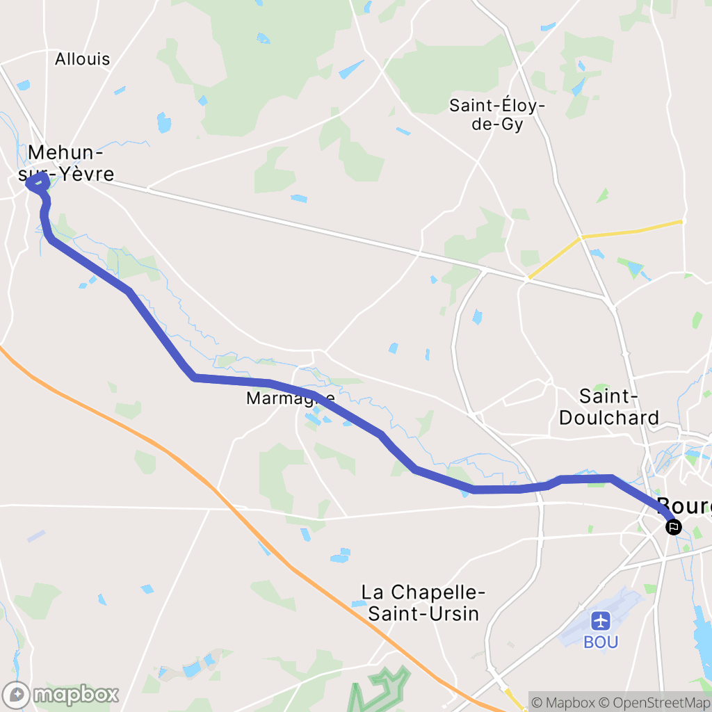 Bourges: routekaart voor buitenactiviteiten - France