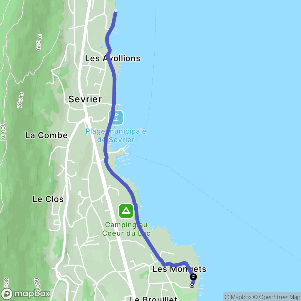 Sévrier: routekaart voor buitenactiviteiten - France