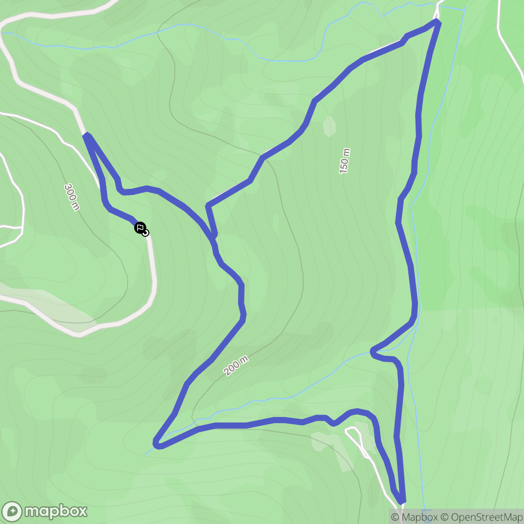 Roquebrune-sur-Argens : carte du parcours de randonnée - France