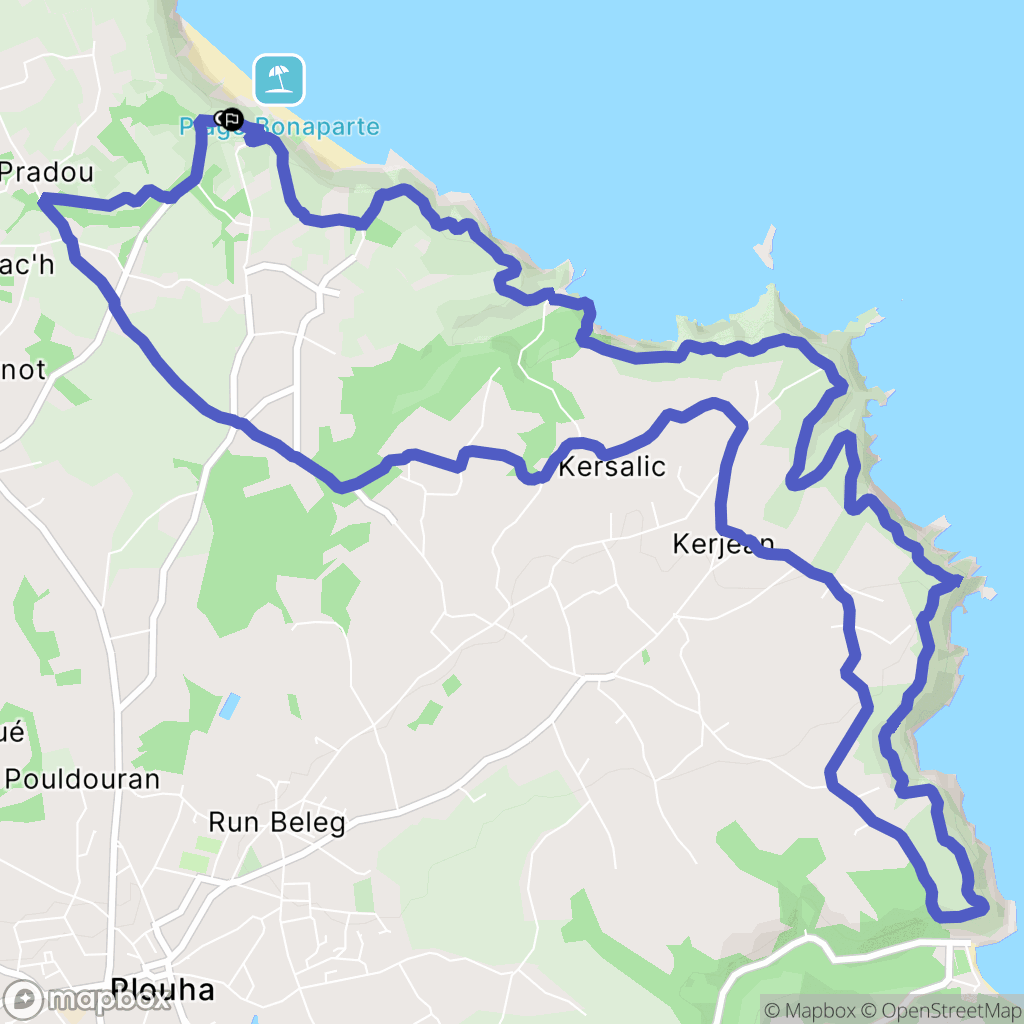Plouha: routekaart voor buitenactiviteiten - France