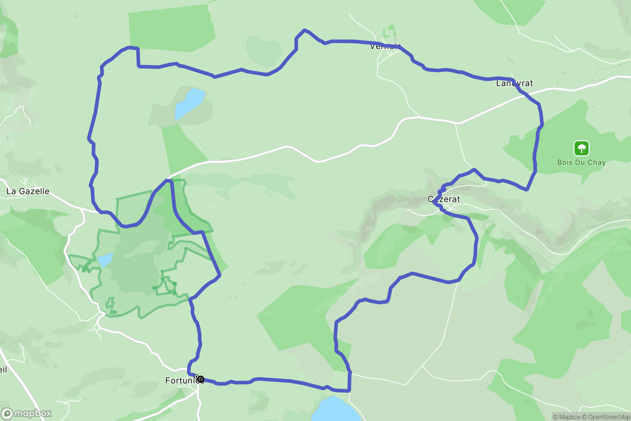 Dienne: routekaart voor buitenactiviteiten - France