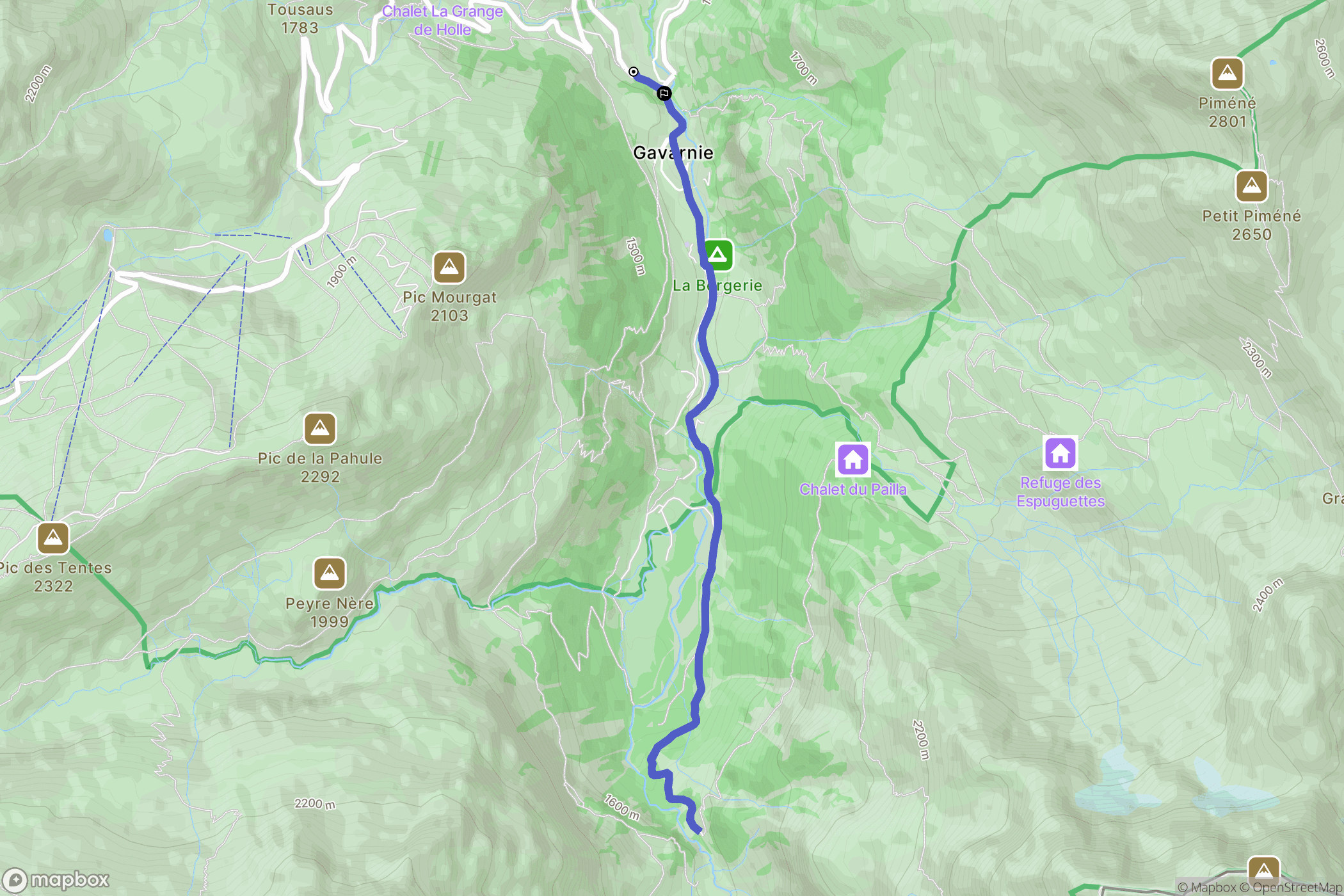 Gavarnie-Gèdre: routekaart voor buitenactiviteiten - France